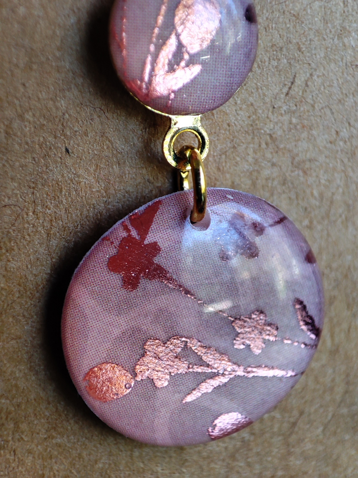 Boucles d'oreille doux printemps