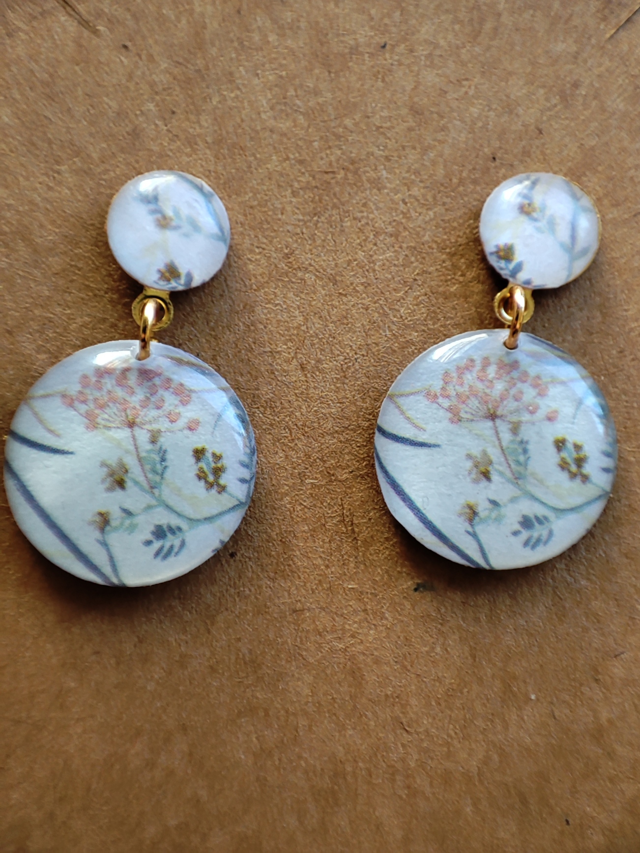 Boucles d'oreilles champètre