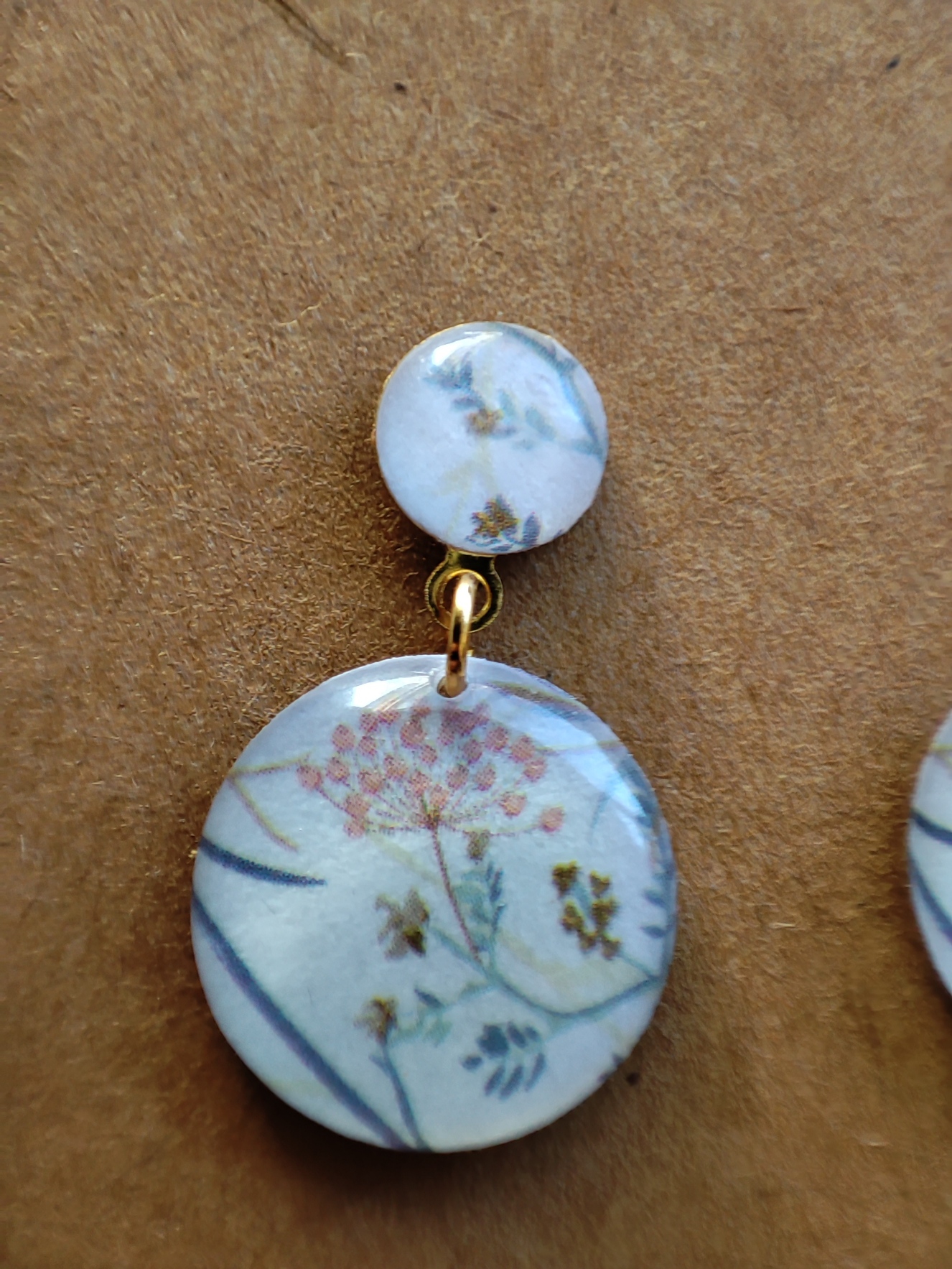 Boucles d'oreilles champètre