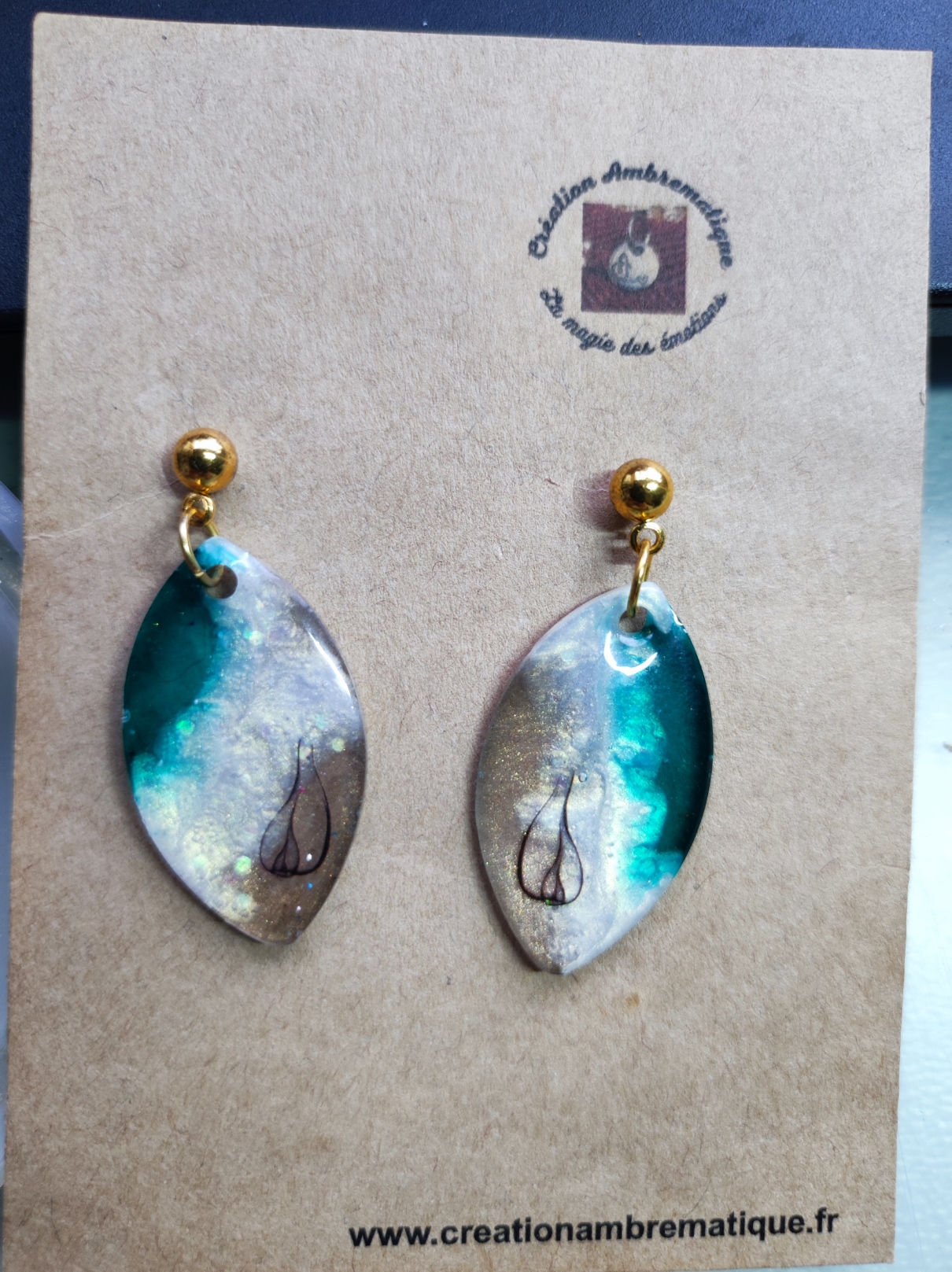 Boucles d'oreille Plage