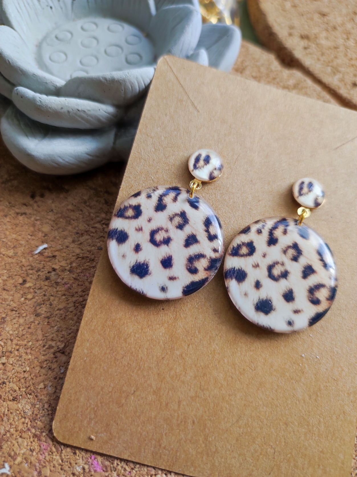 Boucles d'oreilles Panthère de l'amour
