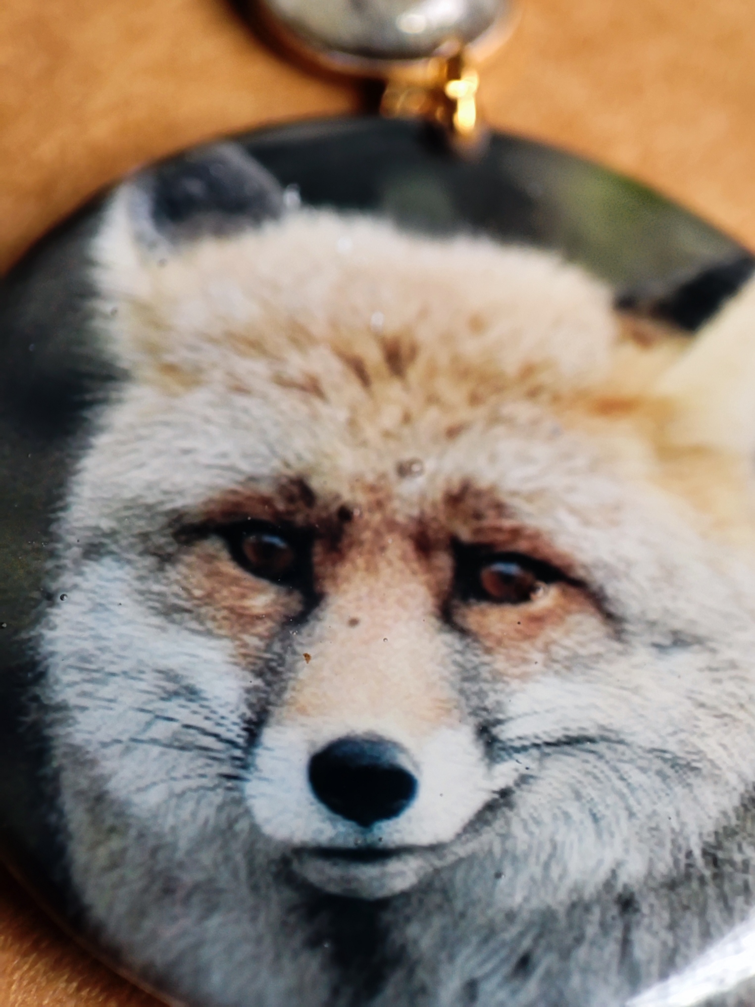 Boucles d'oreille renard