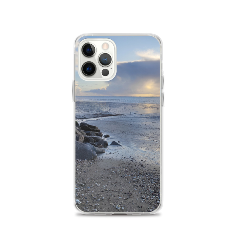 Coque iPhone “Crépuscule sur la mer”Création Ambrematique 44