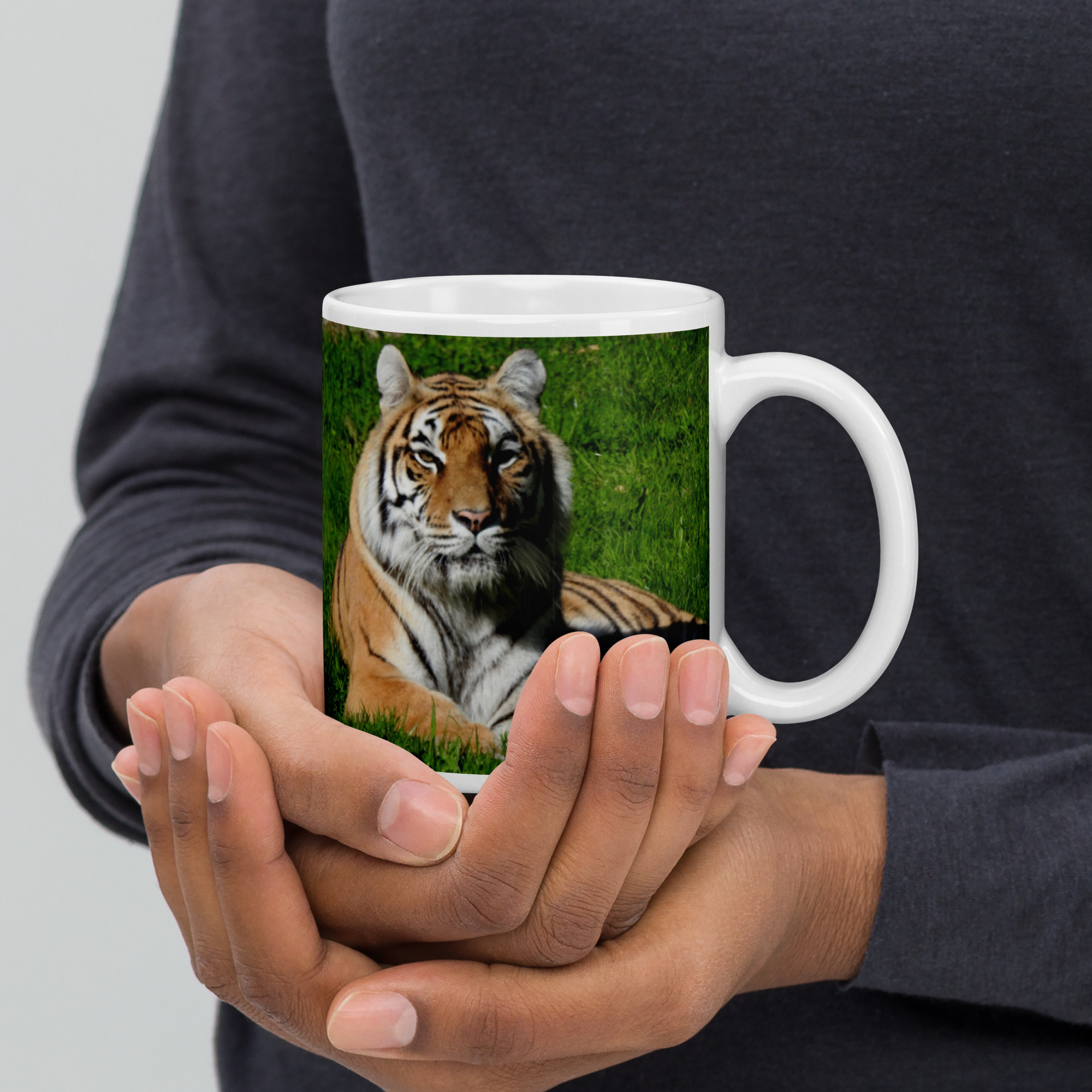 Mug Tigre “Dans le silence, la puissance s’éveille”
