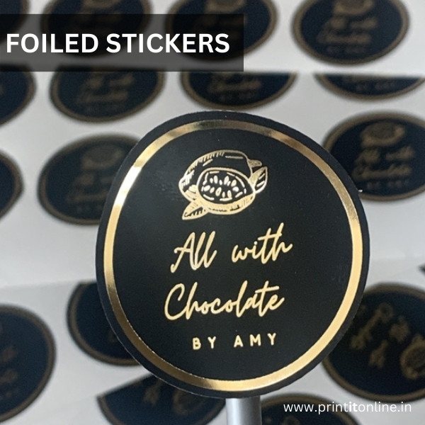 Velvet Lamination and Gold Foil Sticker (Sheet Rate of 13x19 Size)
