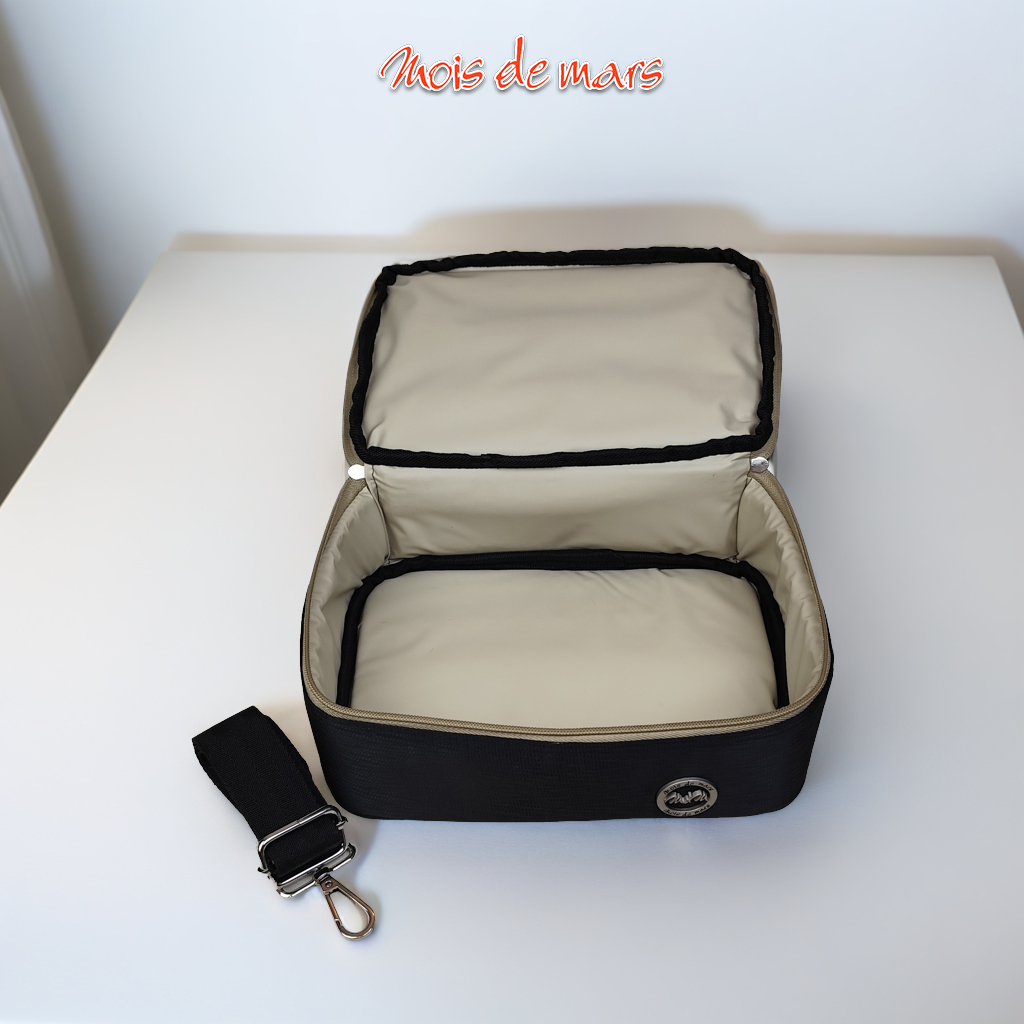 Insulated Lunch Bag GALA Black Khaki