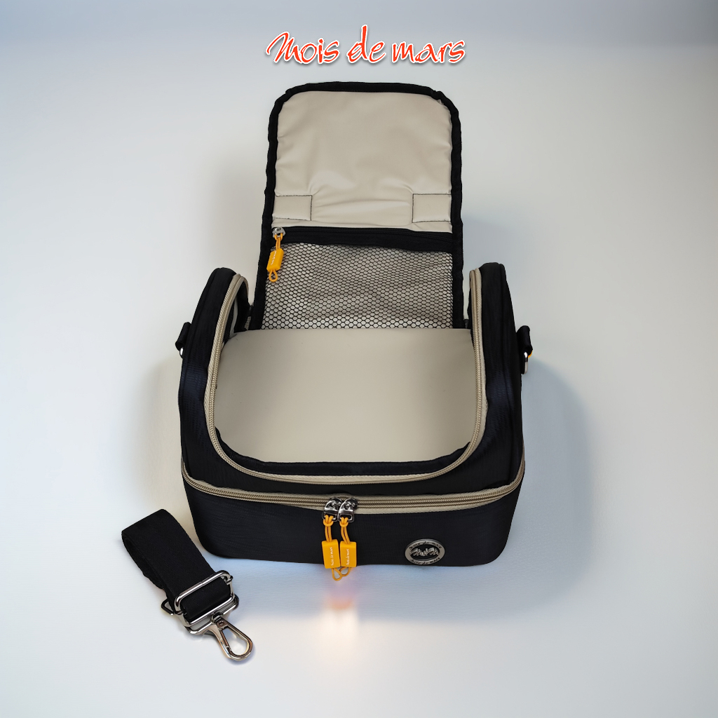 Insulated Lunch Bag GALA Black Khaki