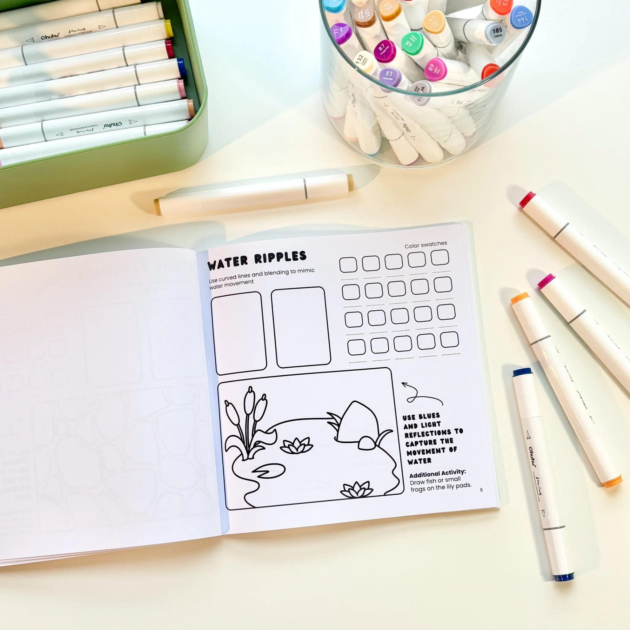 color & learn | coloring practice book