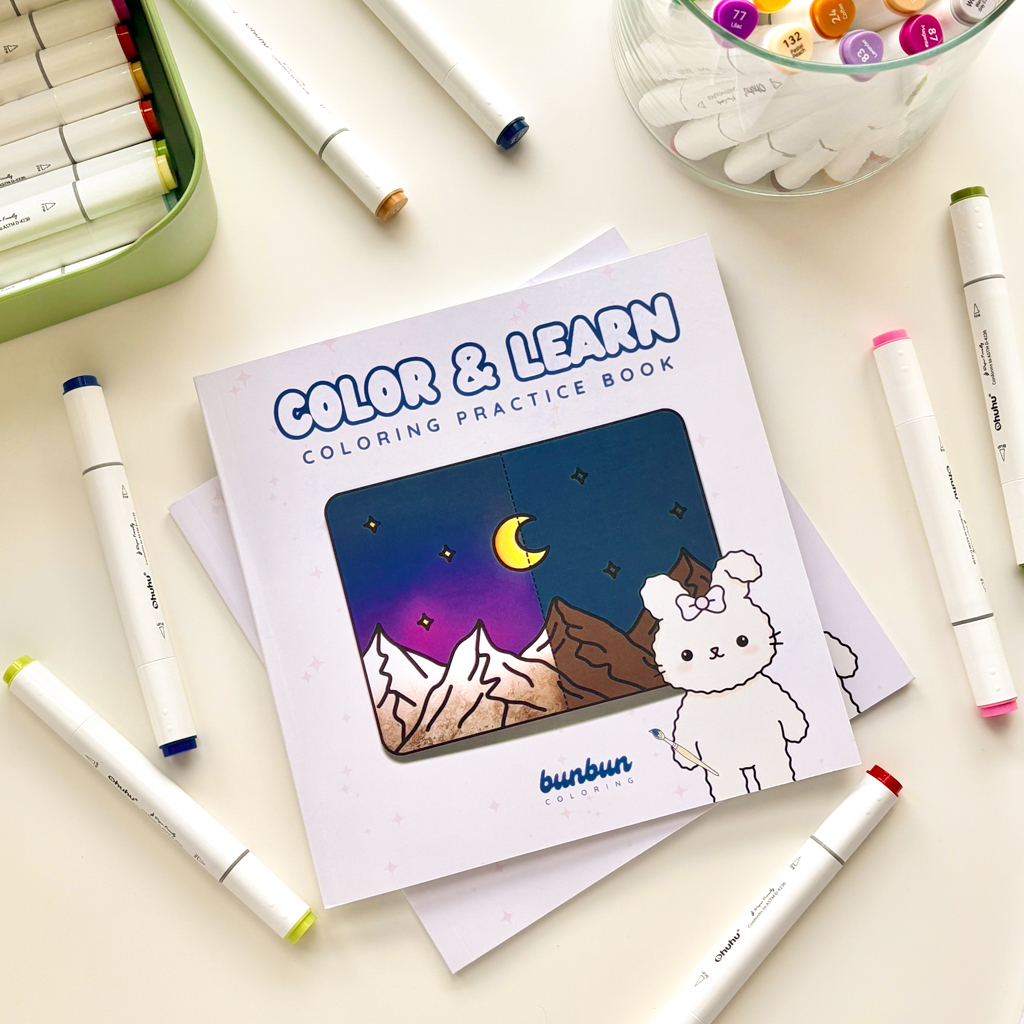color & learn | coloring practice book