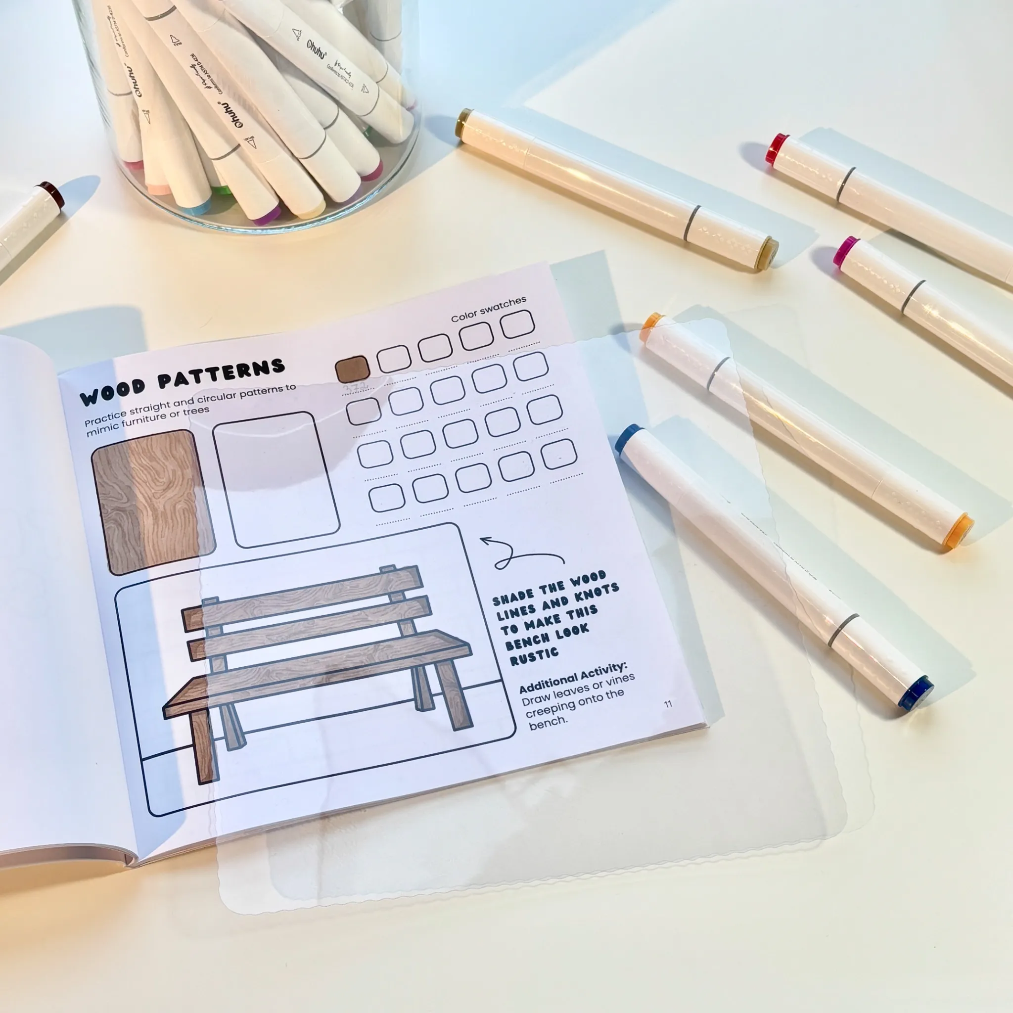 coloring protective sheet