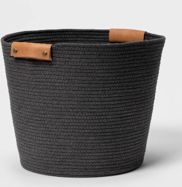 Gray Woven Basket