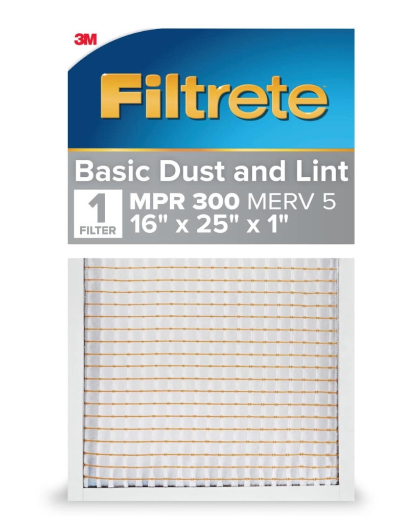 Filtrete Basic Dust and Lint Air Filter 20x25x1
