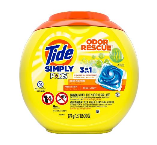 Tide Simply Pods Oxi Odor Laundry Detergent