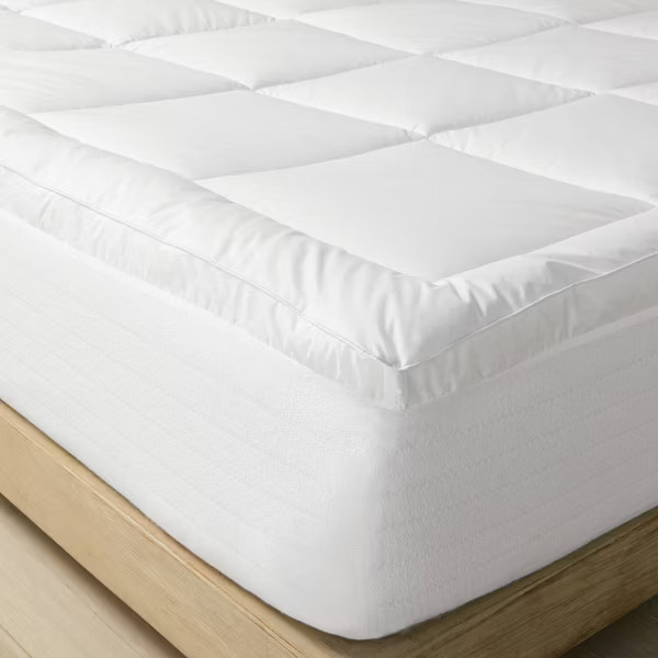 Queen Ultra Loft Down Alternative Mattress Pad - Casaluna™: 280 Thread Count, Water Repellent, Box Quilted