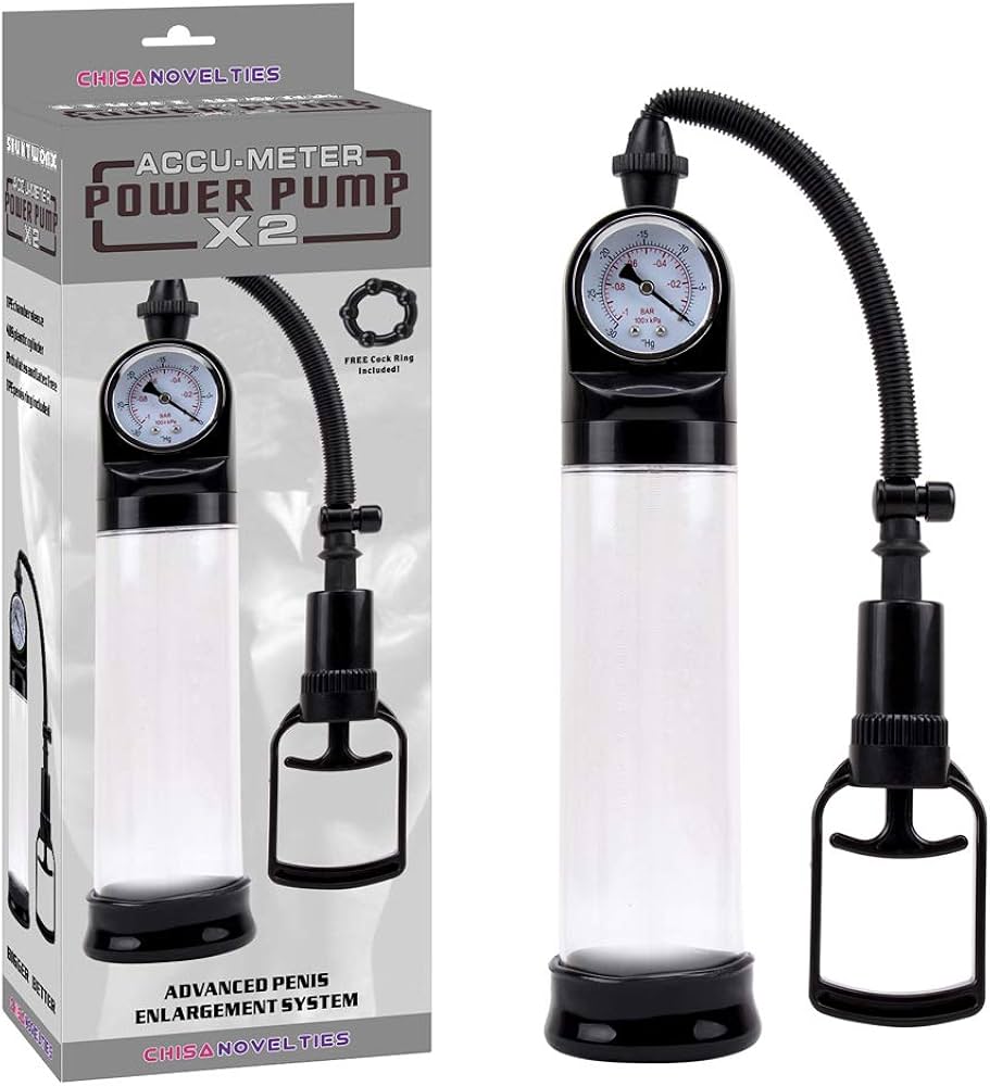 Masturbator Accu-Meter Power Pump x2