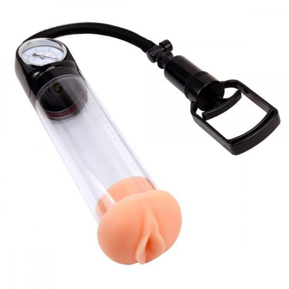 Masturbator Accu-Meter Power Pump x2