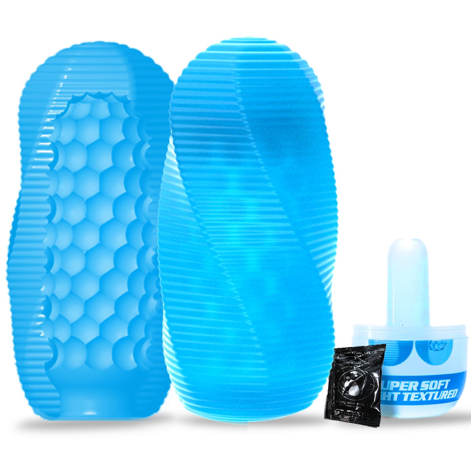 Male Masturbator Double Side Stroker Blue