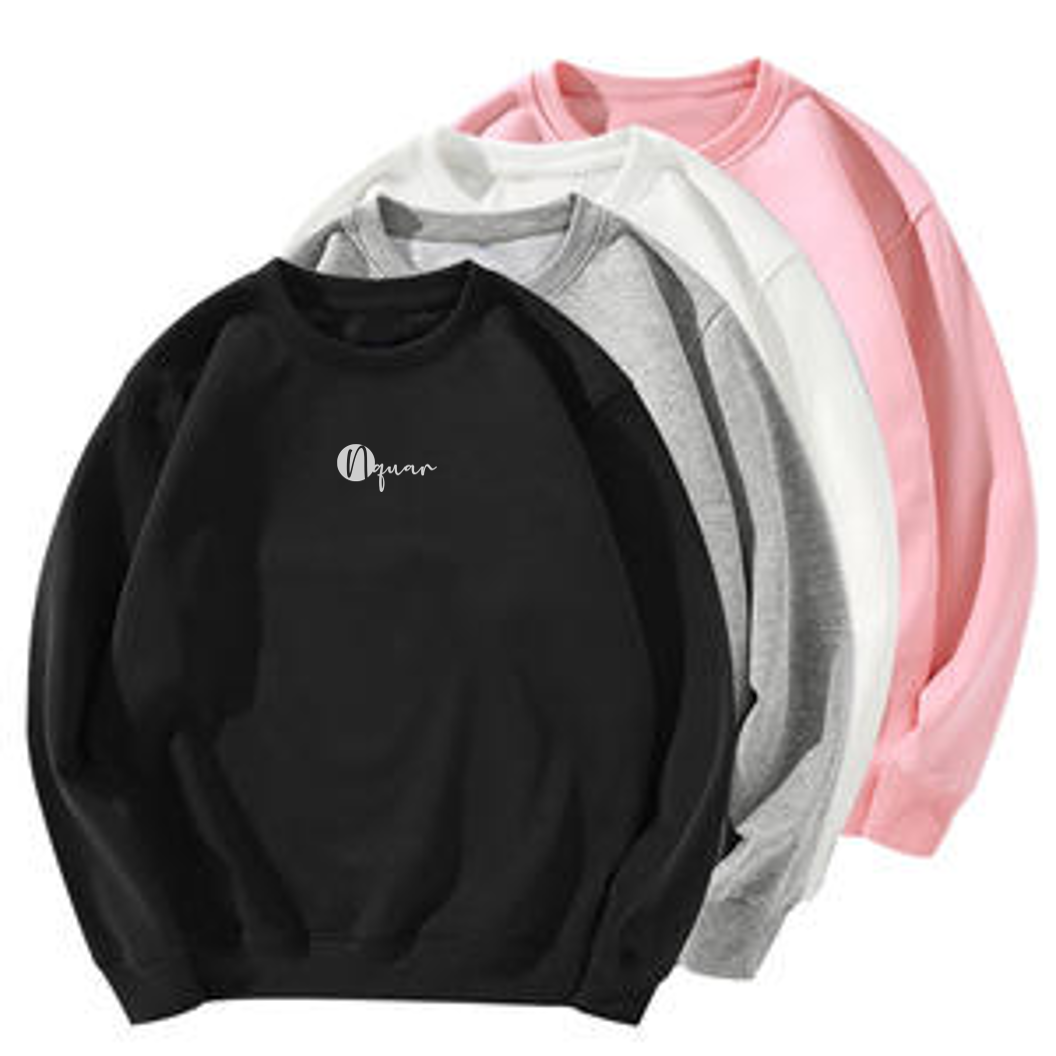 Set of 4 unisex easy to wear sweatshirts