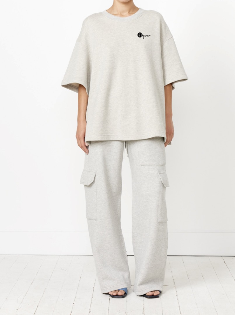 Nquar Grey Unisex 2-Piece Combat Pants