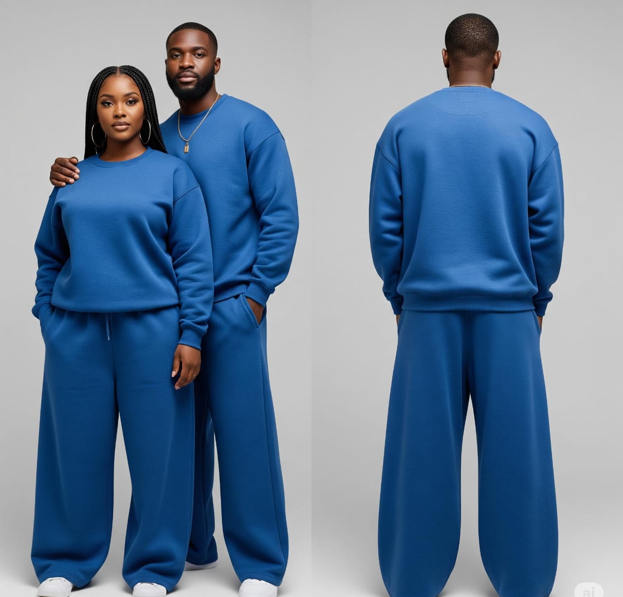 Single's Unisex Blue Lounge Tracksuit