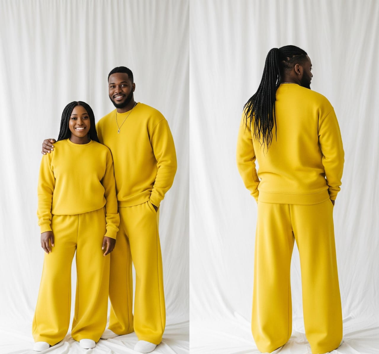 Single's Unisex Yellow Lounge Set