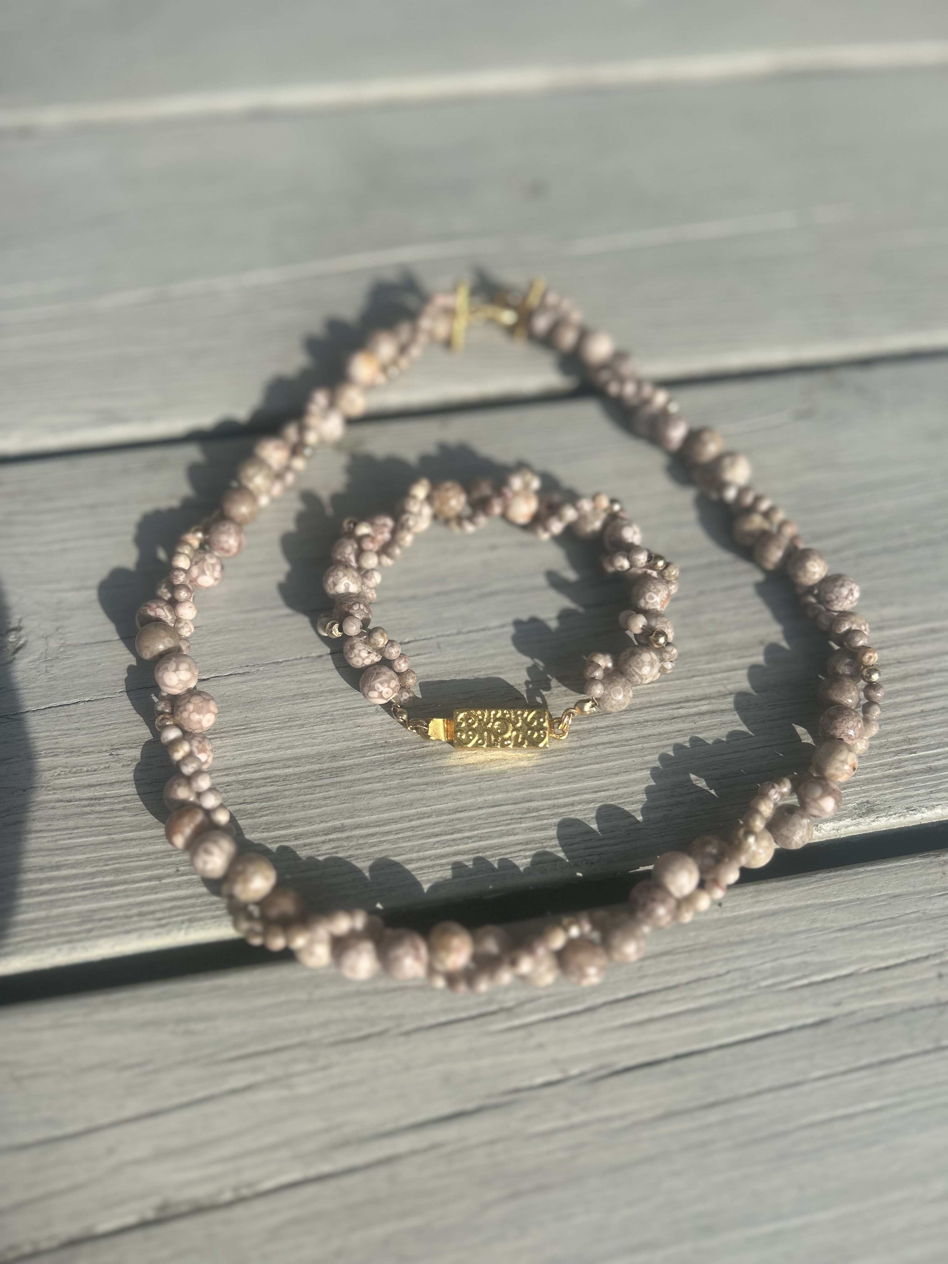 Beaded Gemstone Jewelry Set