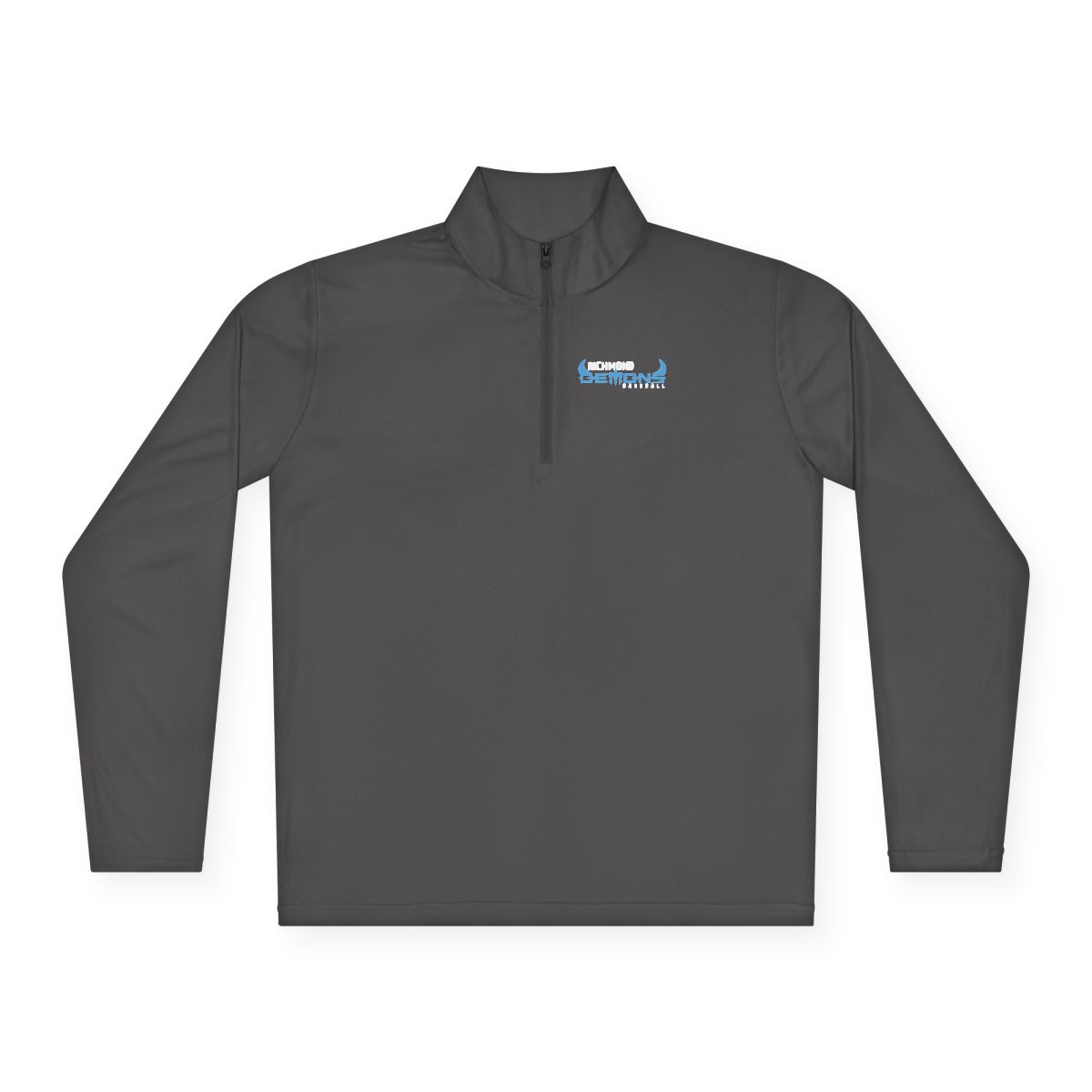 Charcoal Gray Quarter-Zip Pullover
