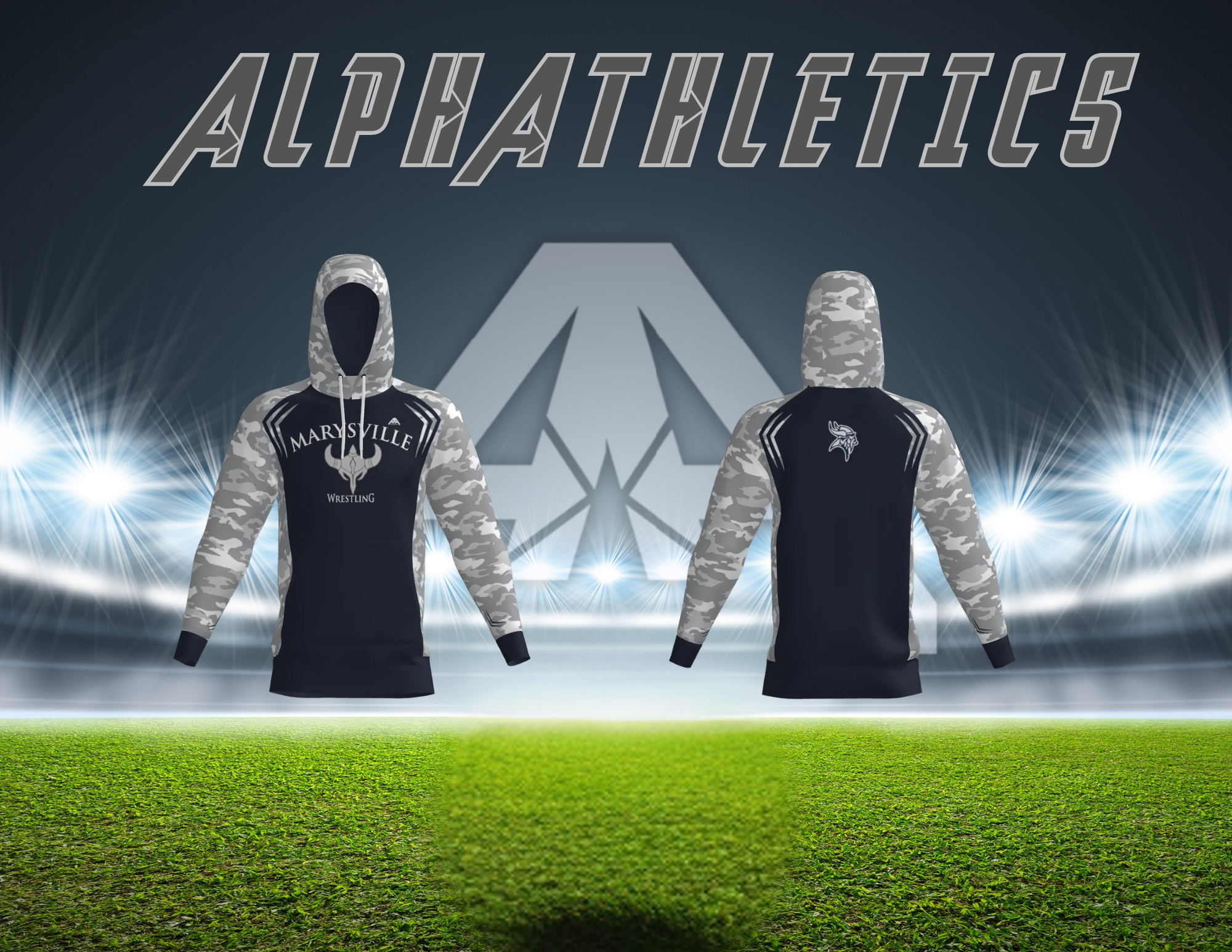 Marysville Wrestling Hooded Sweatshirt