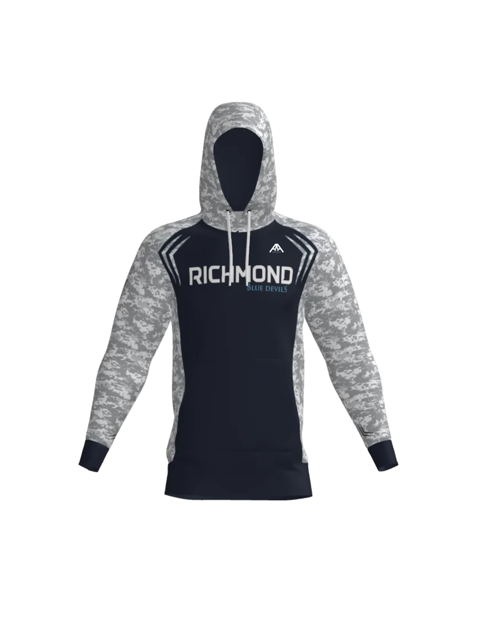 Richmond Blue Devils Navy Camo Hoodie