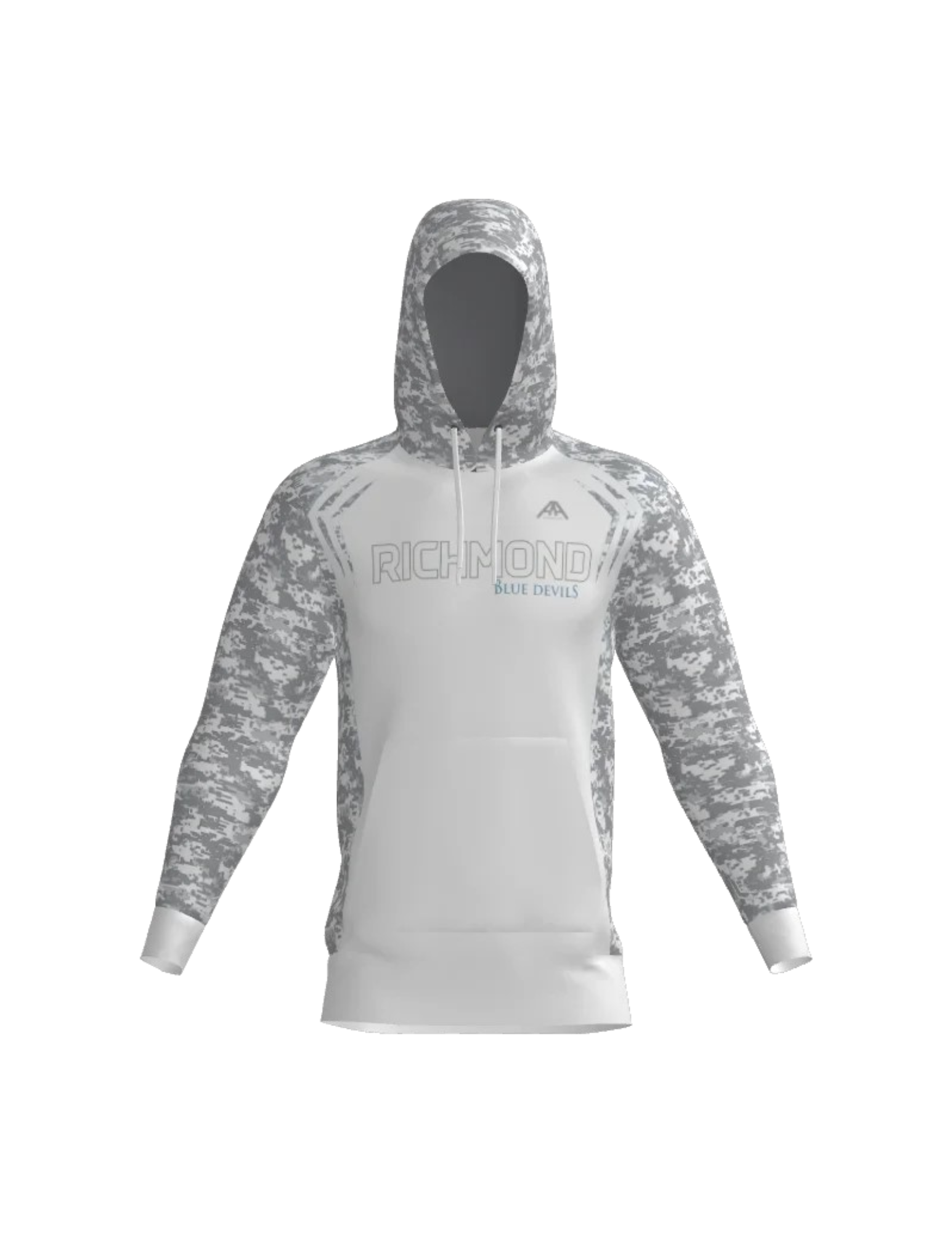 Richmond Blue Devils White Camo Hoodie