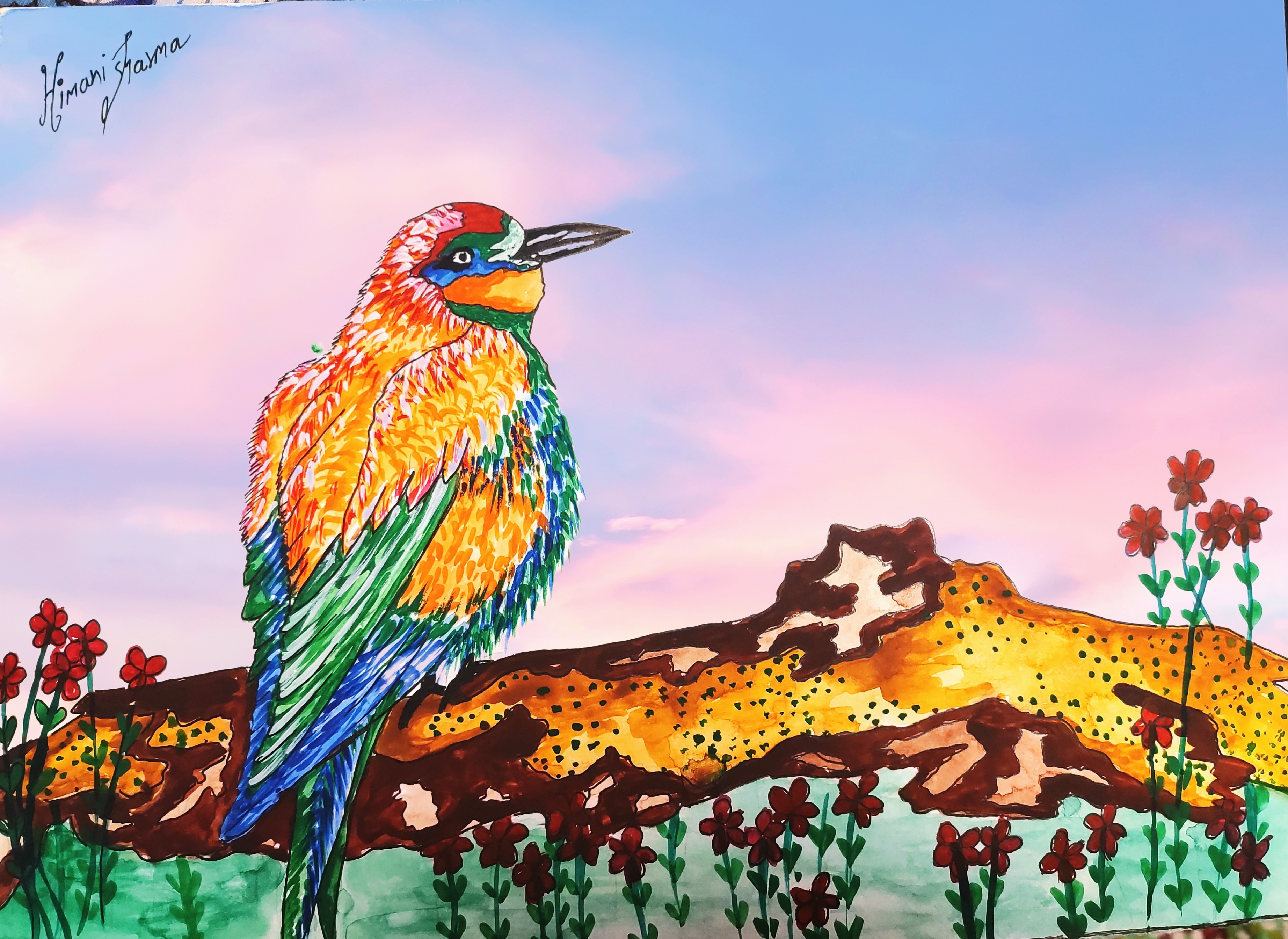 A Bird Watching Sunset