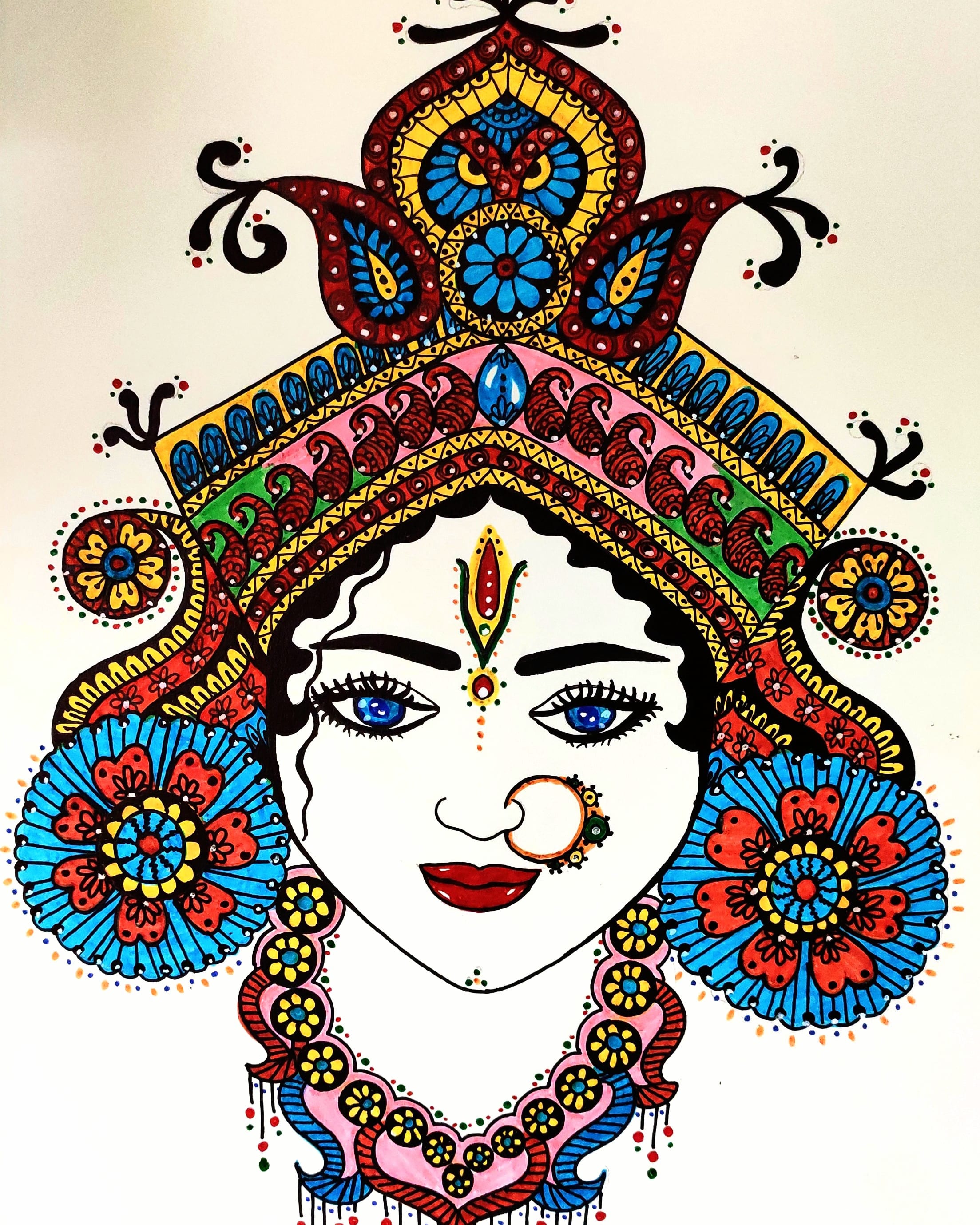 Handmade Devi's Face