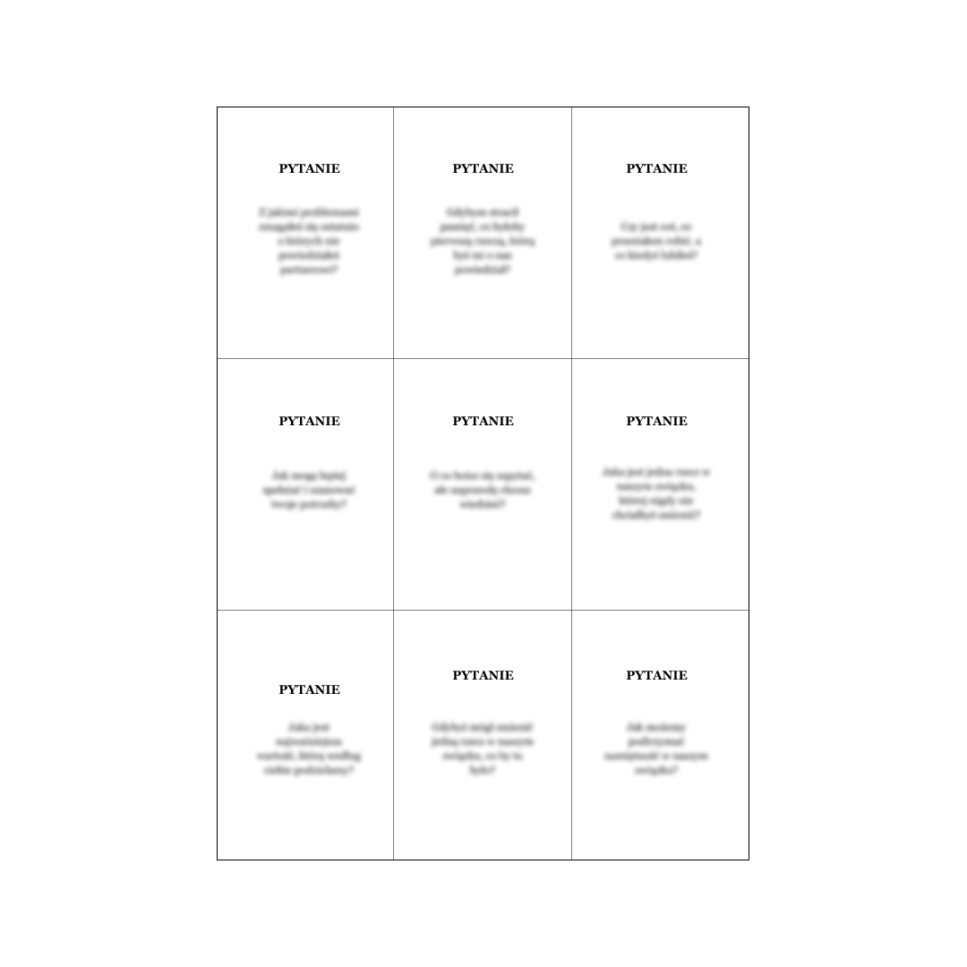 Zestaw 3 gry dla par 