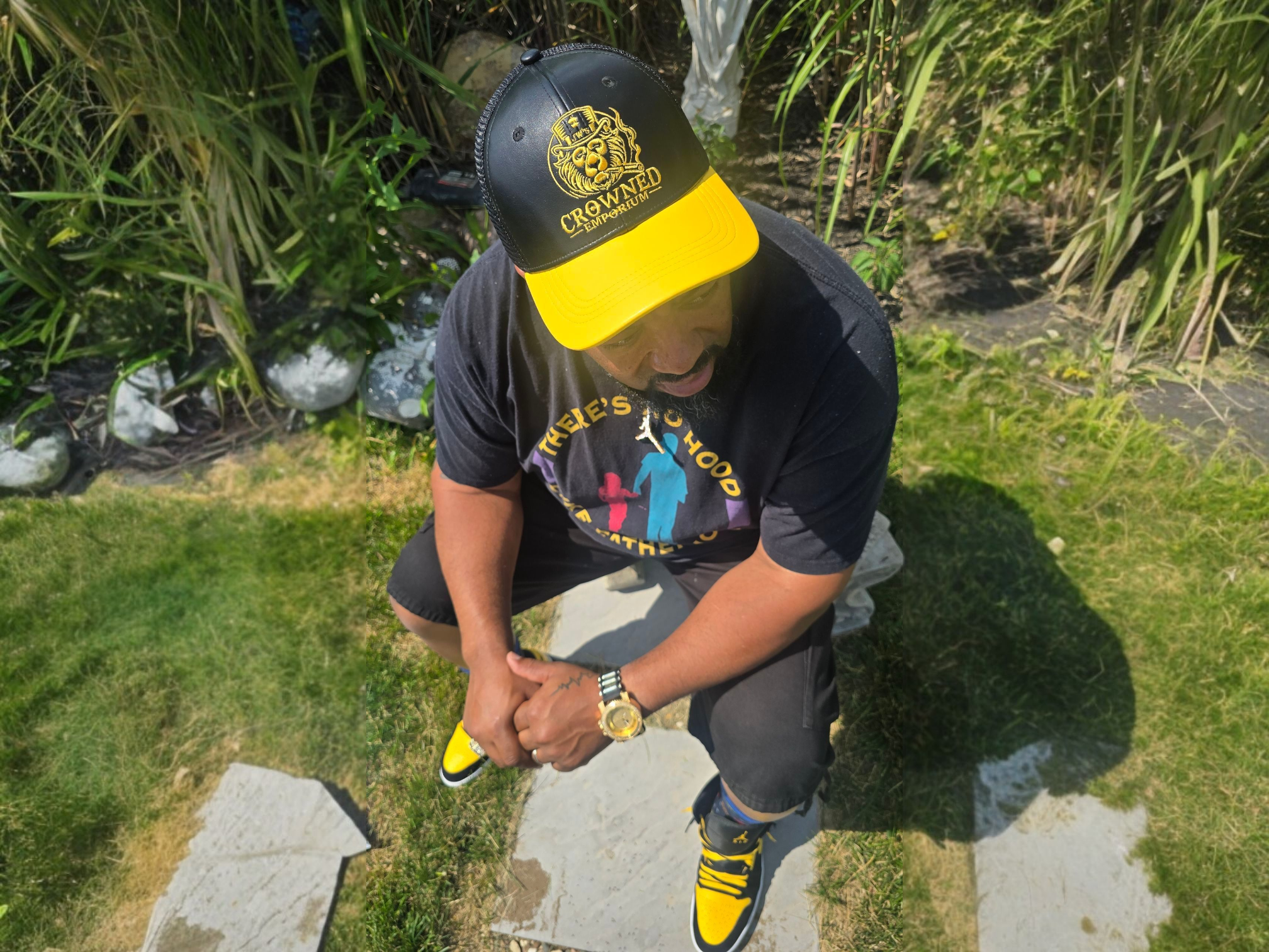 JW's Crowned Emporium Leather Cap