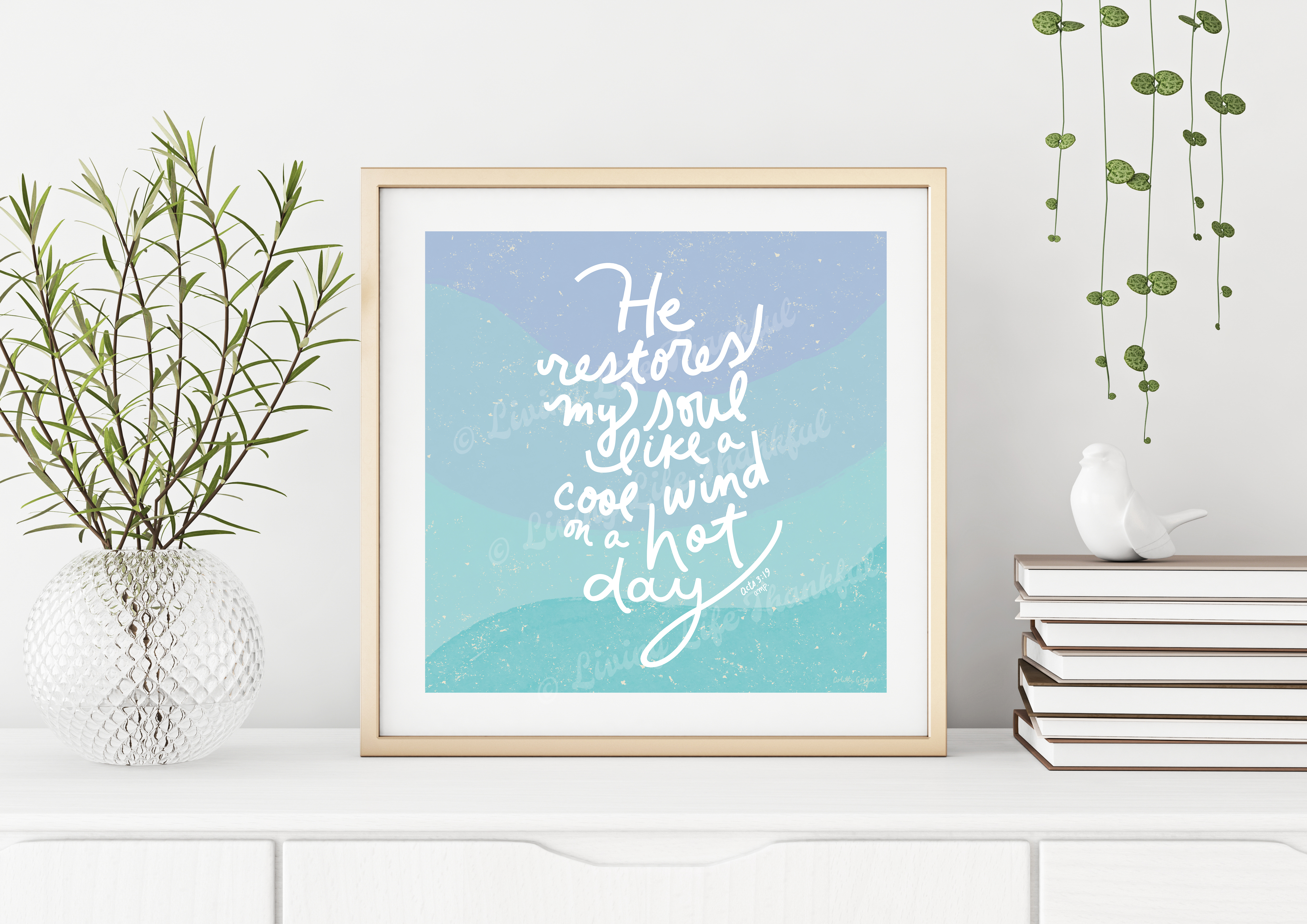 Pastel Cool Wind Hot Day Downloadable Print