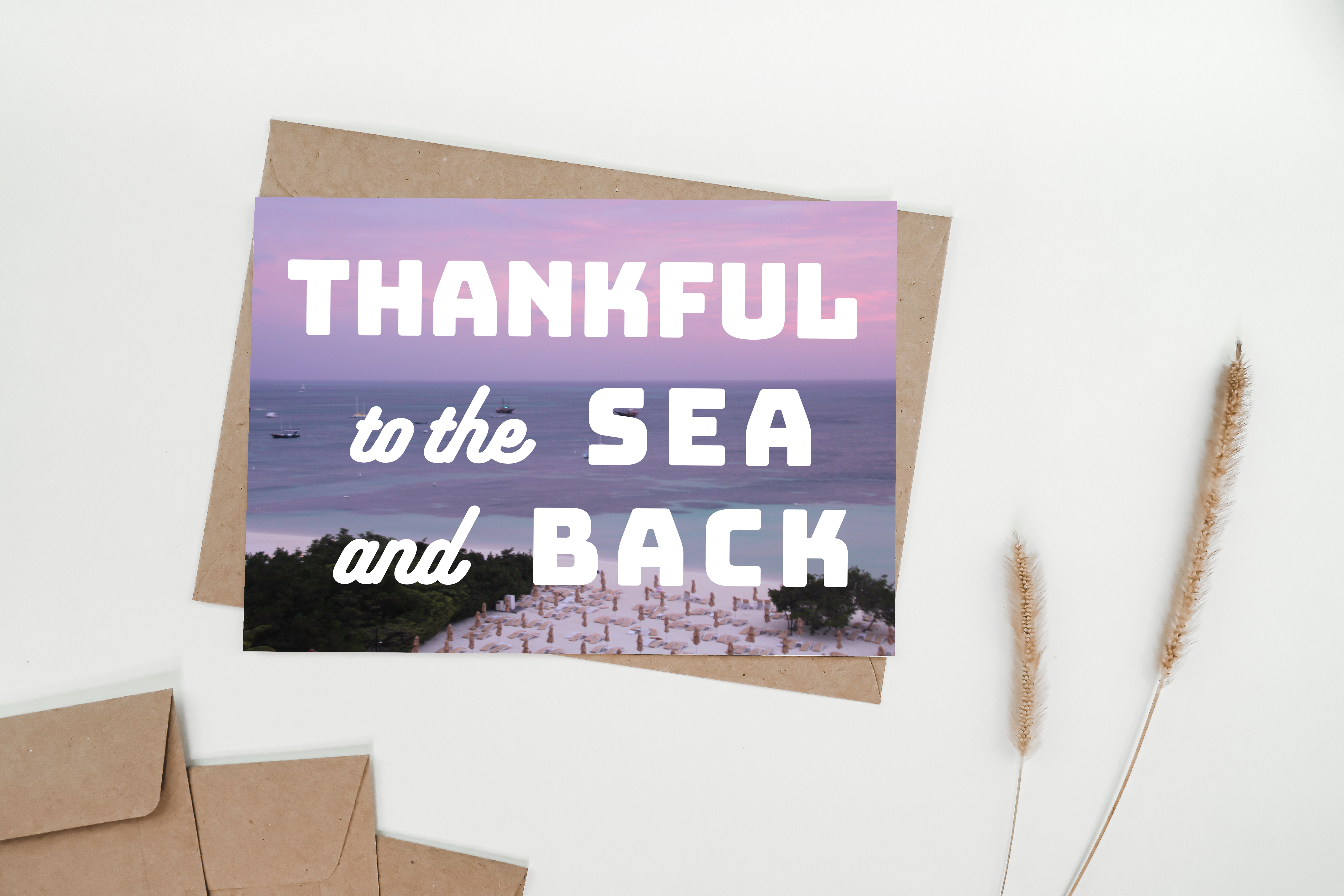 Thankful to the Sea and Back Downloadable Print