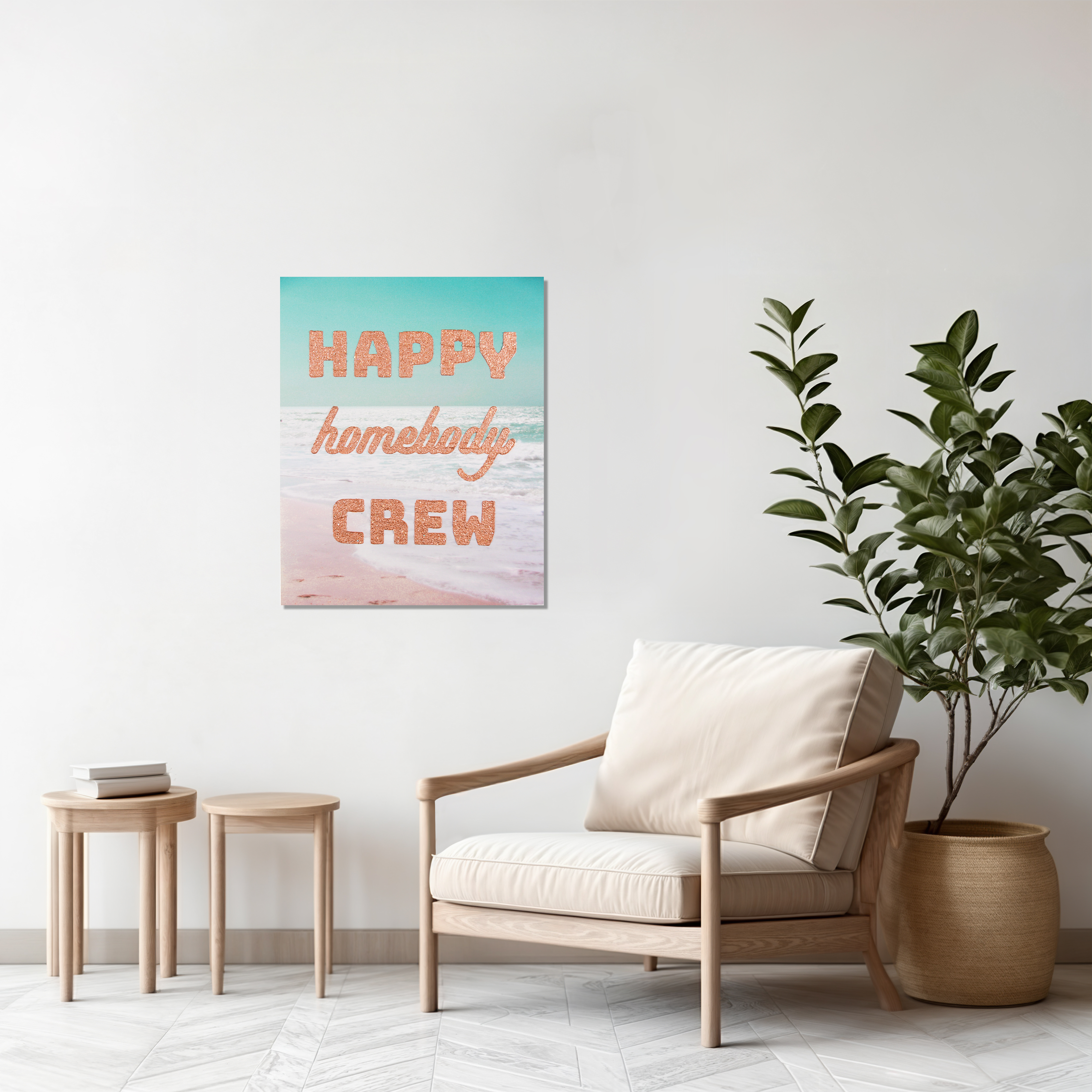 Happy Homebody Crew 16x20 Canvas