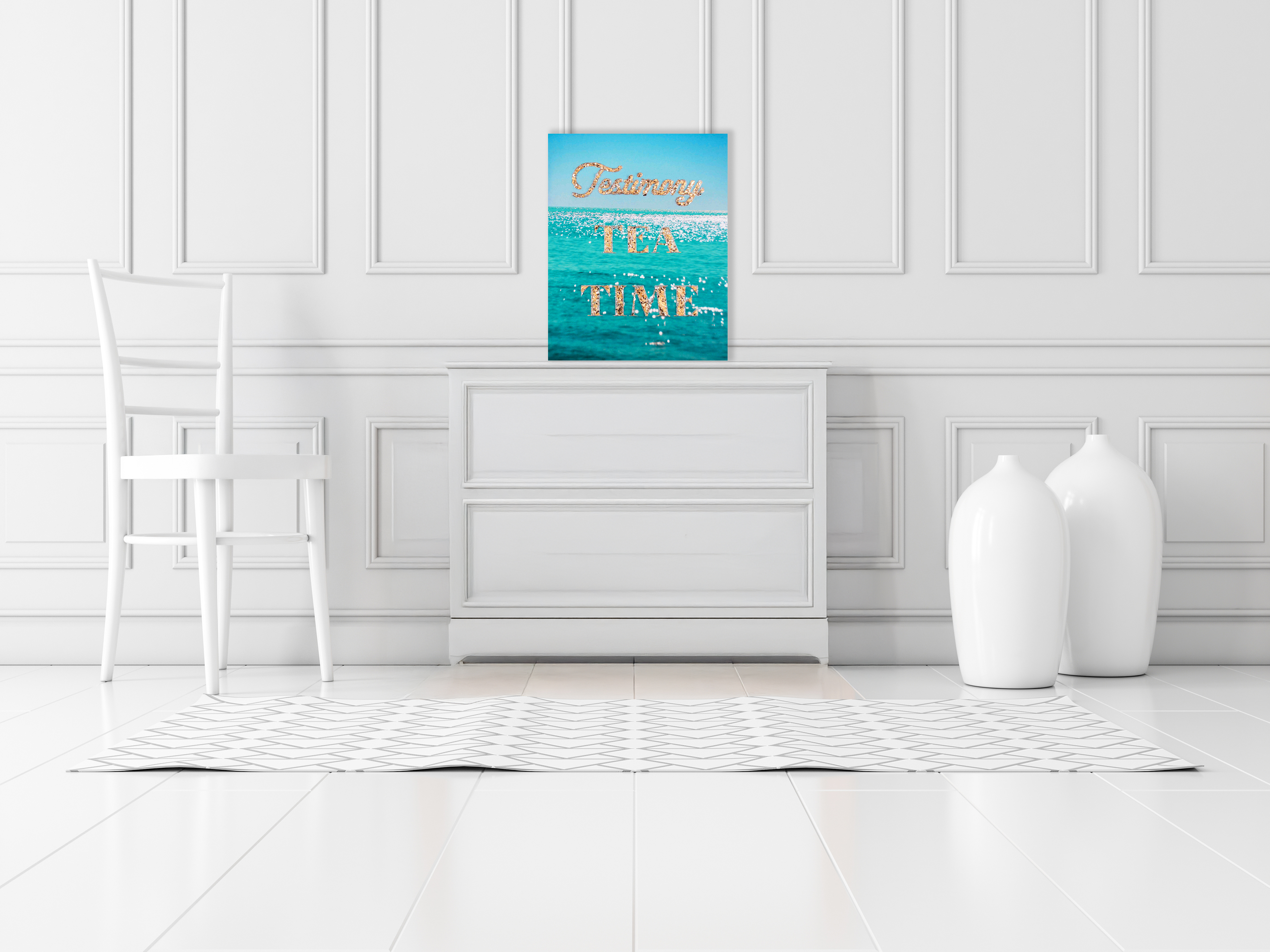 Testimony Tea Time 16x20 Canvas