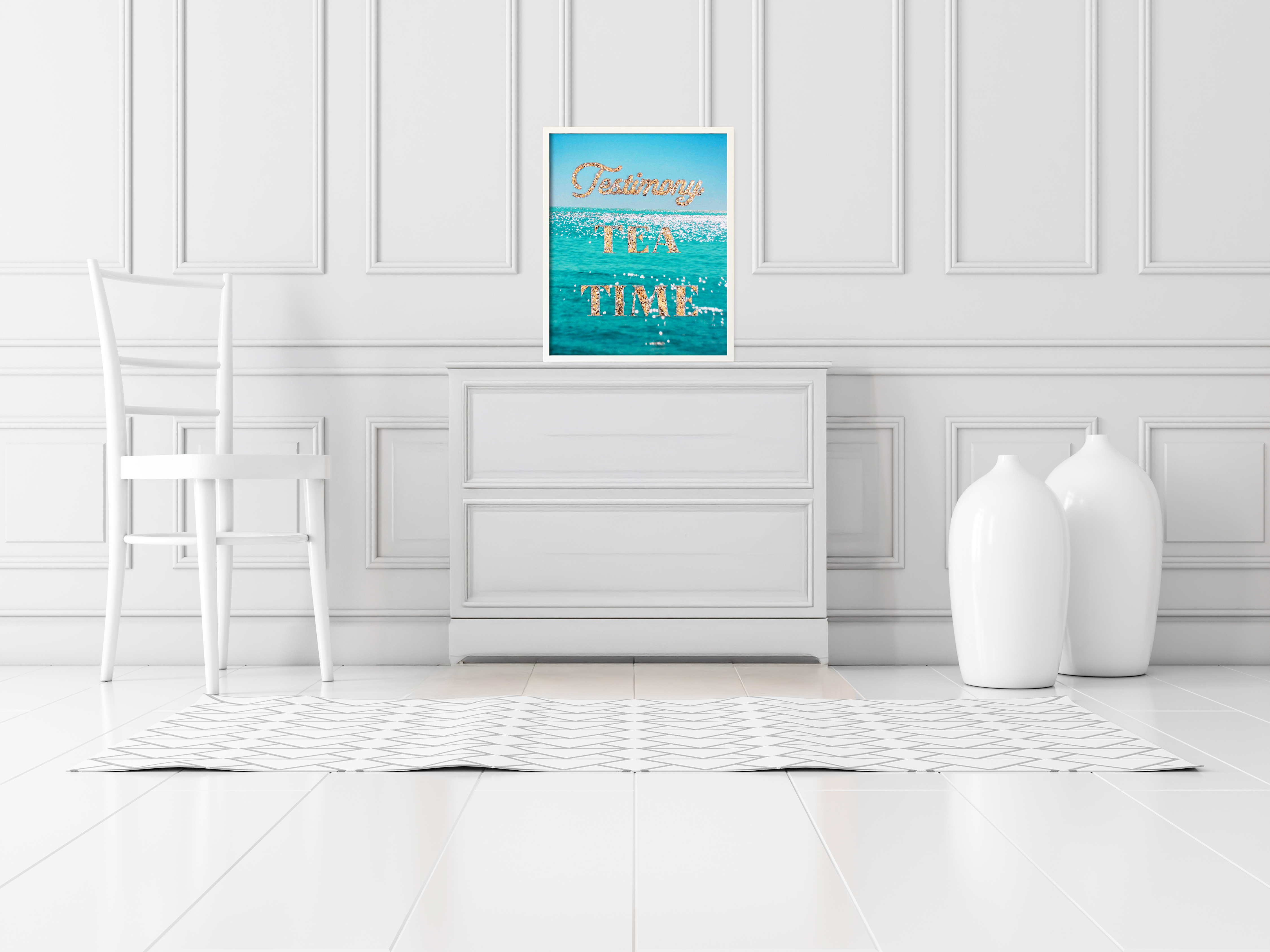 Testimony Tea Time 16x20 Canvas
