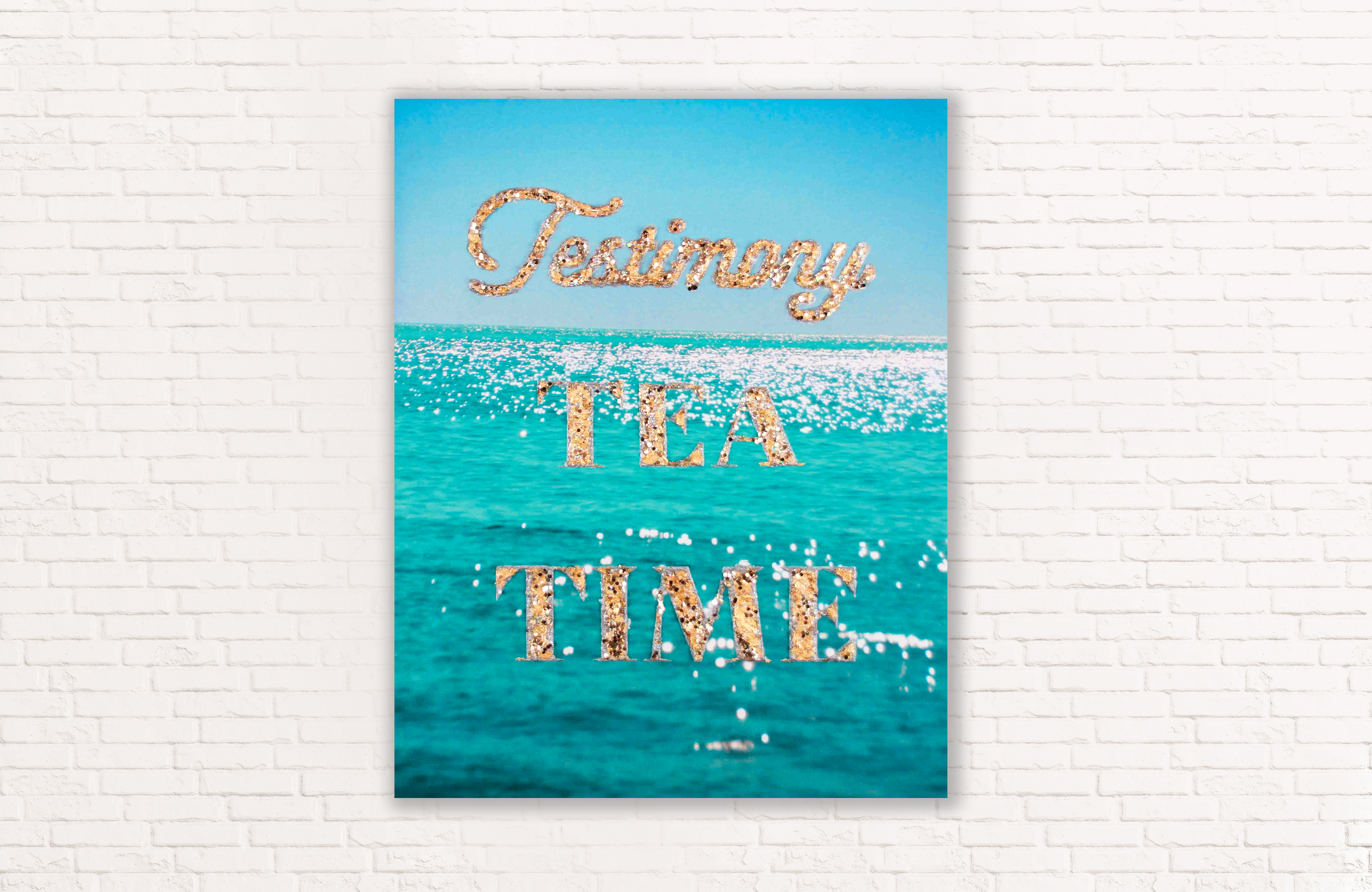 Testimony Tea Time 16x20 Canvas