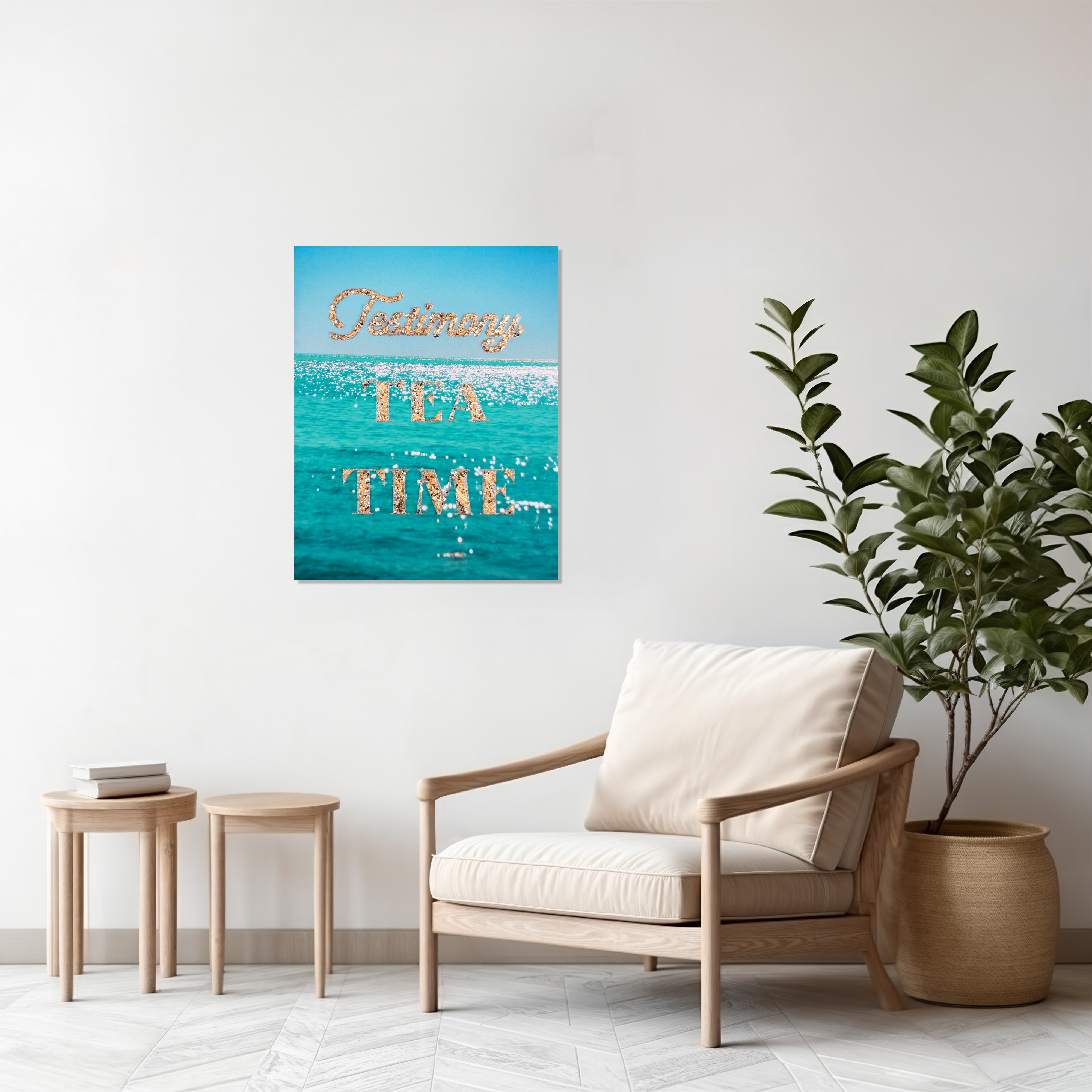 Testimony Tea Time 16x20 Canvas
