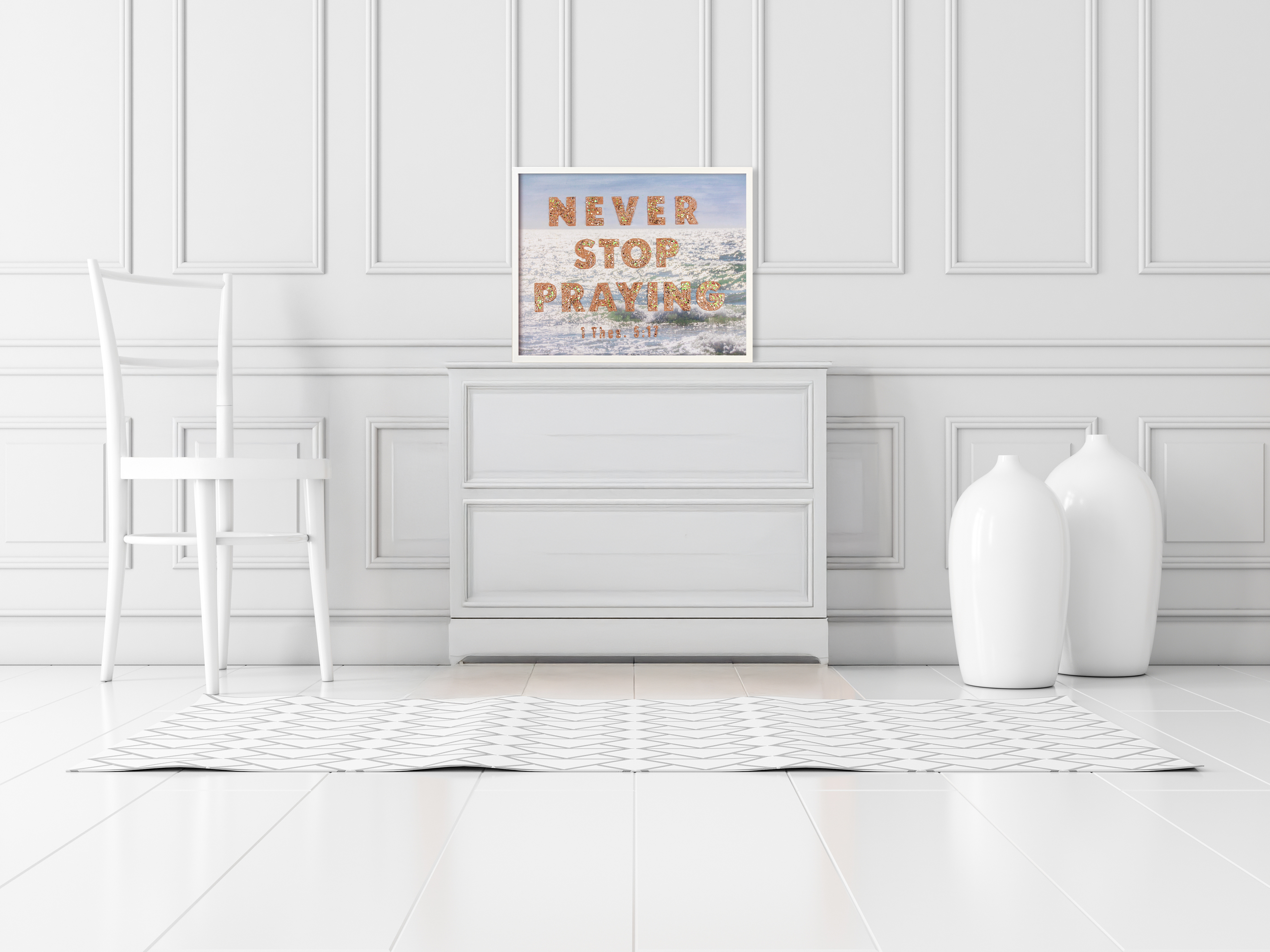 Never Stop Praying 20x16 Canvas