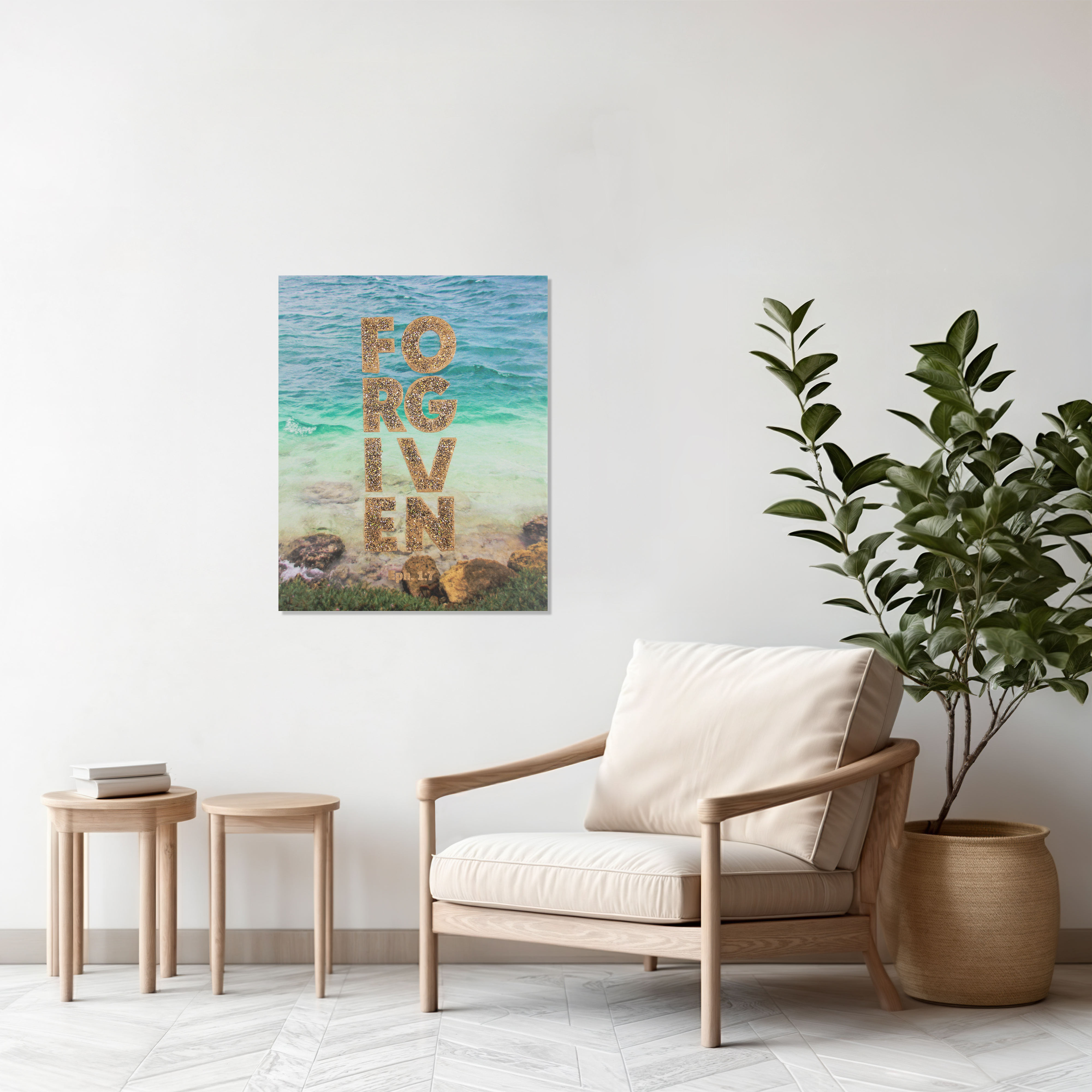 Forgiven & Sparkling 16x20 Canvas 