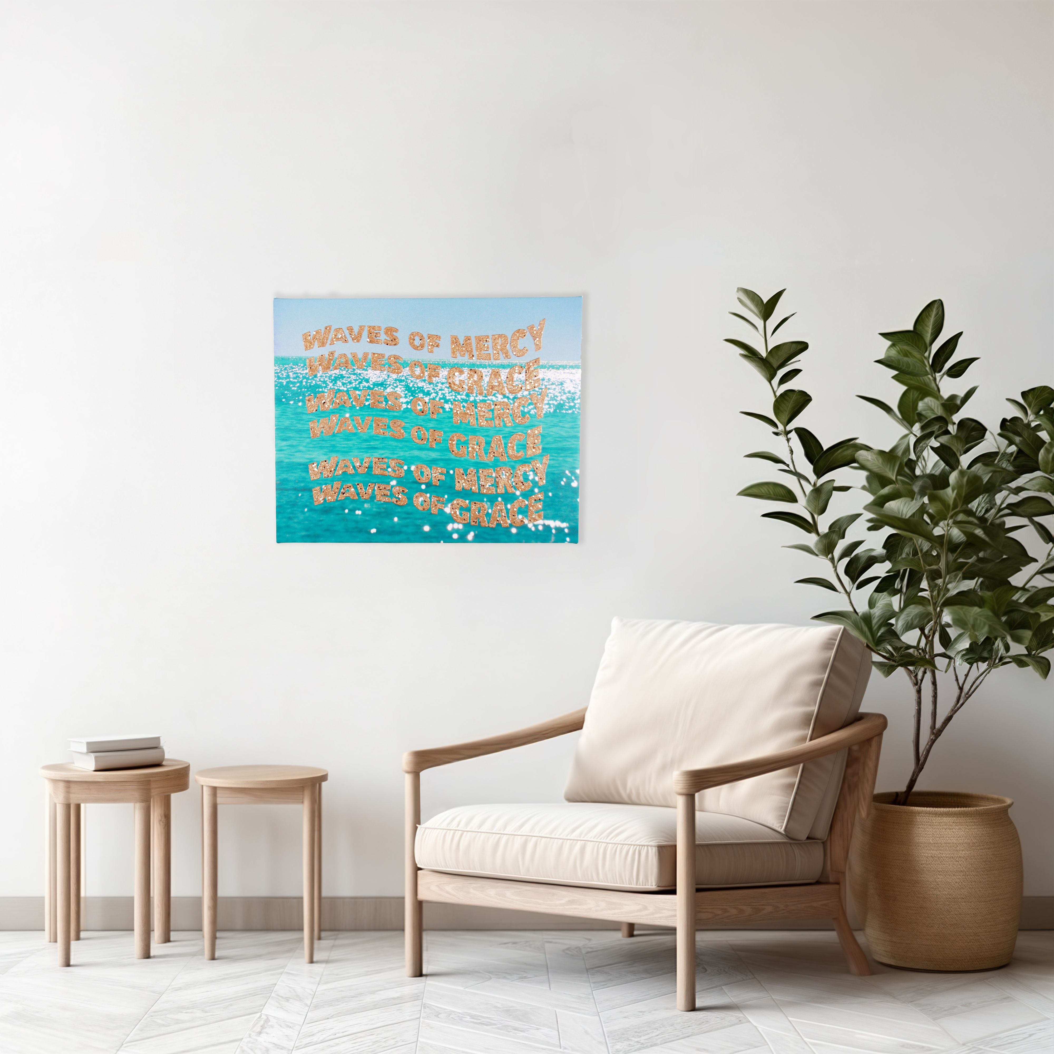 Waves of Mercy Waves of Grace 20x16 Canvas