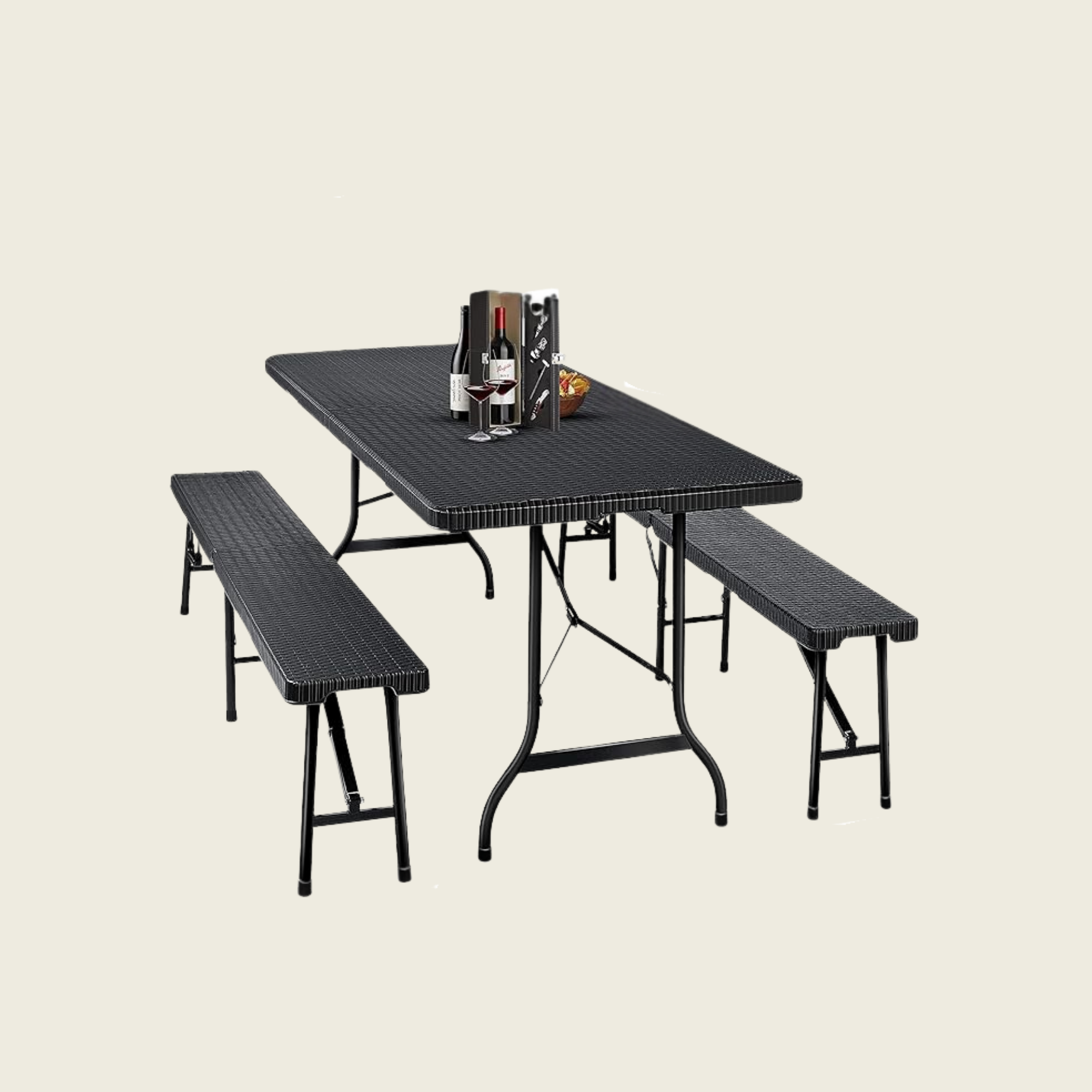 Bierzeltgarnitur schwarz