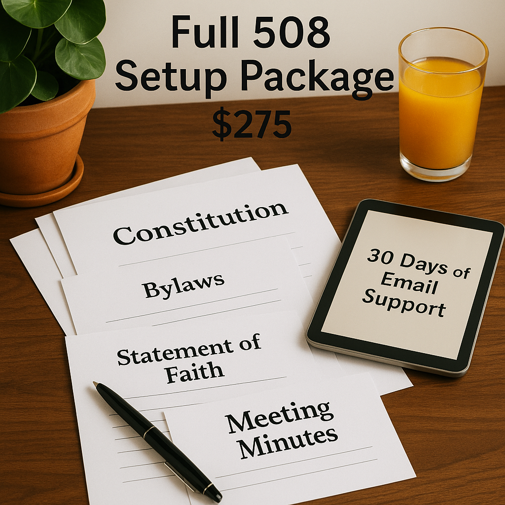 Full 508 Ministry Setup Toolkit