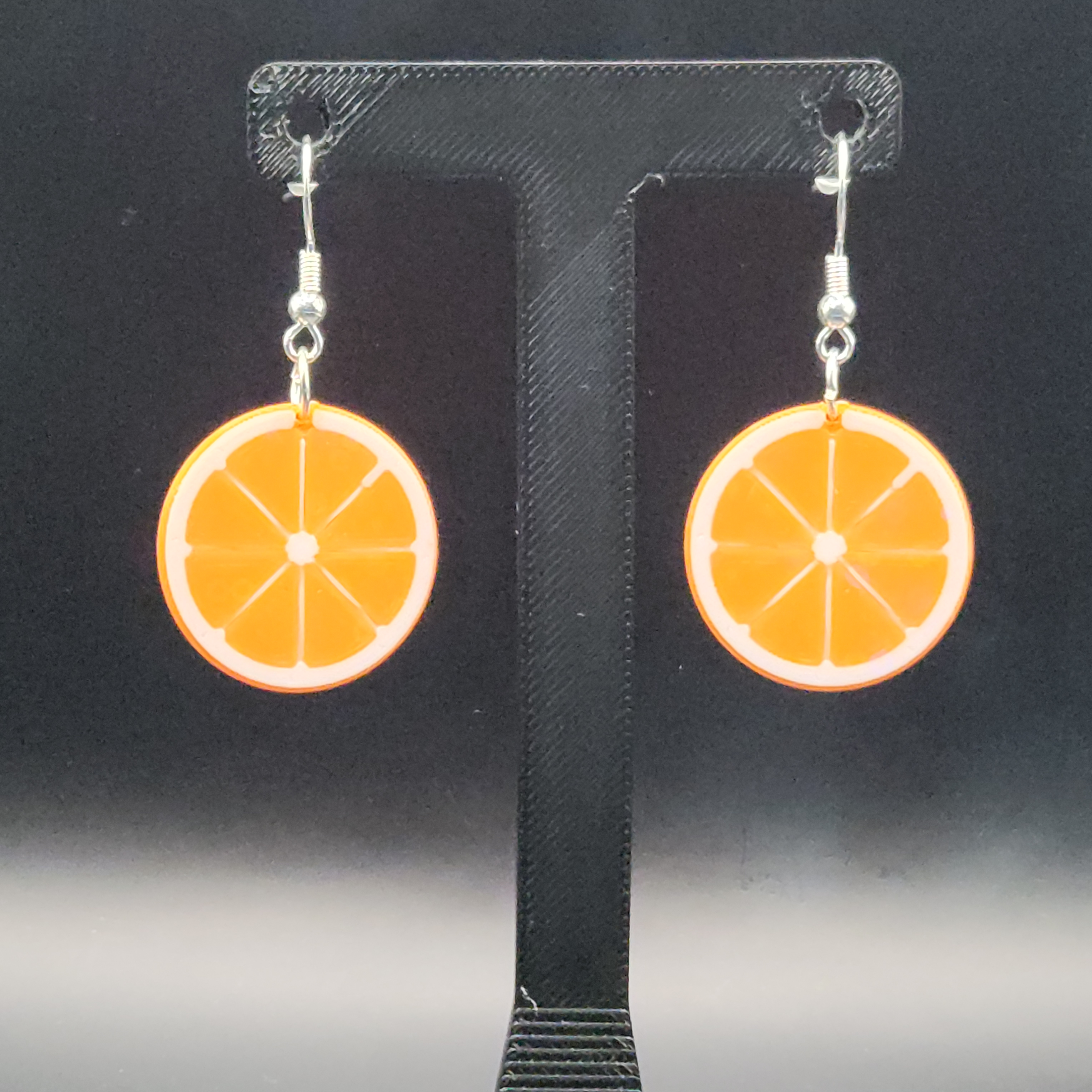 Orange Slice Earrings
