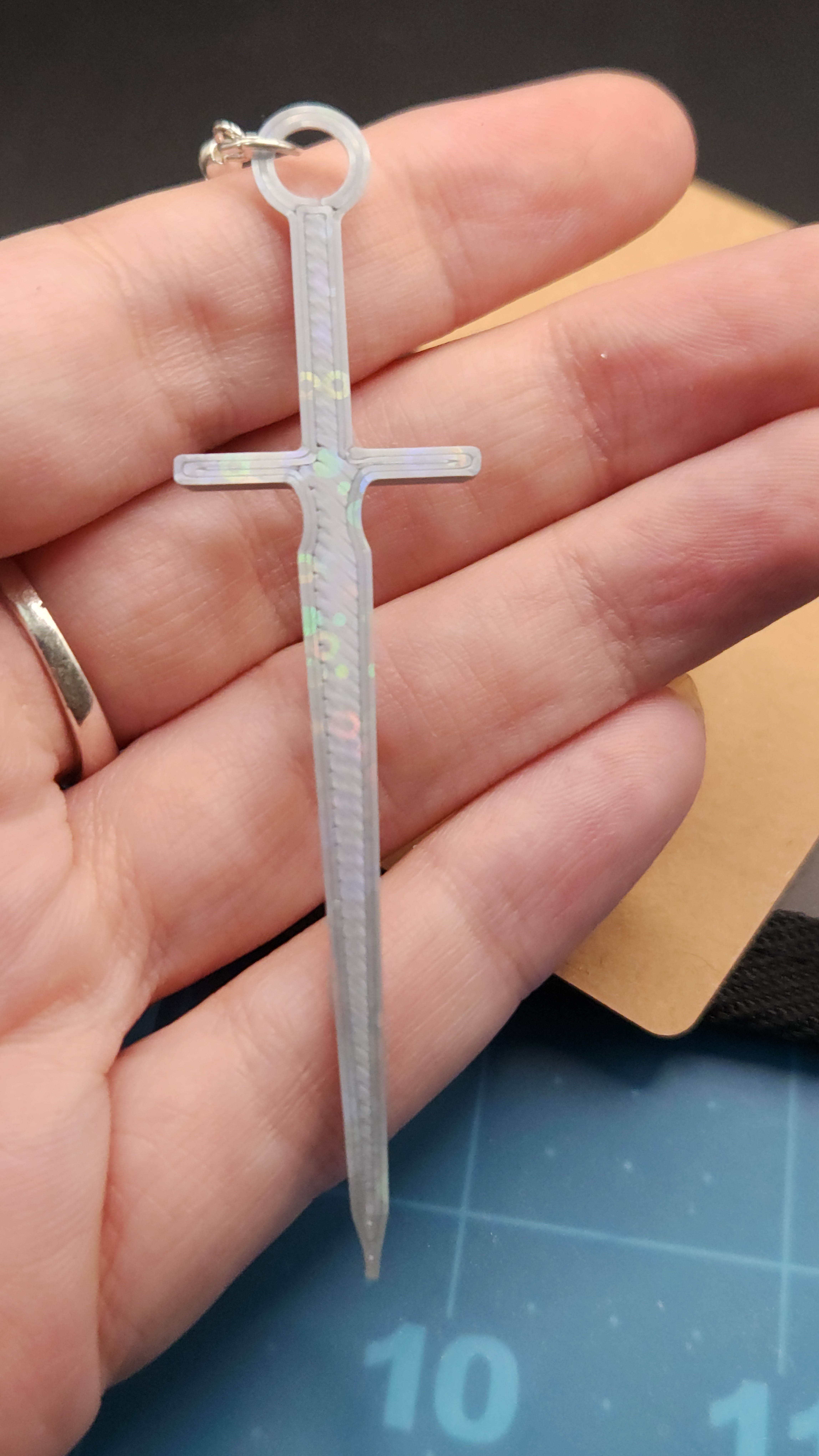 4 Inch Long Sword Earrings