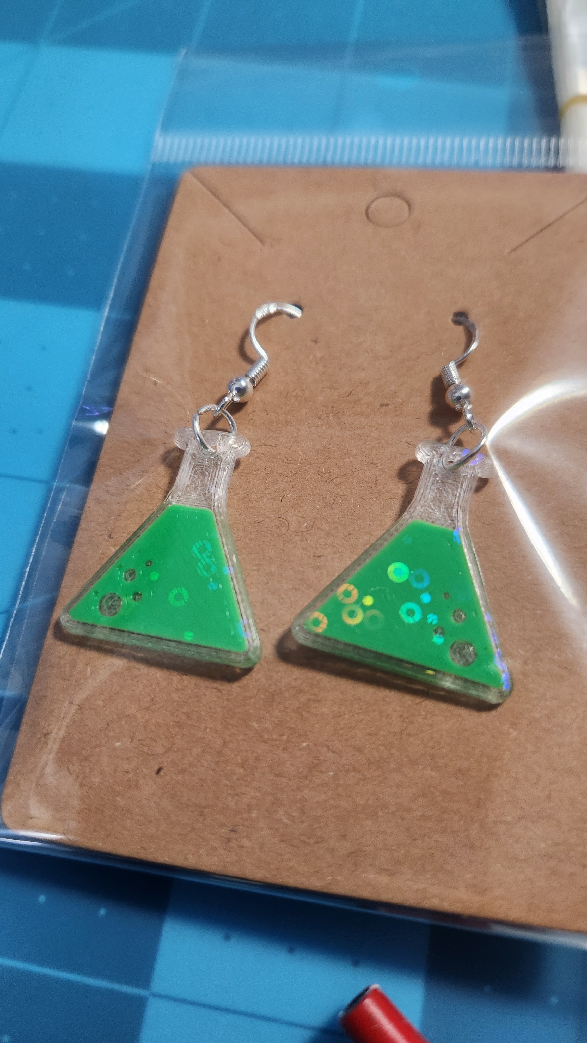 Scientific Beaker Earrings