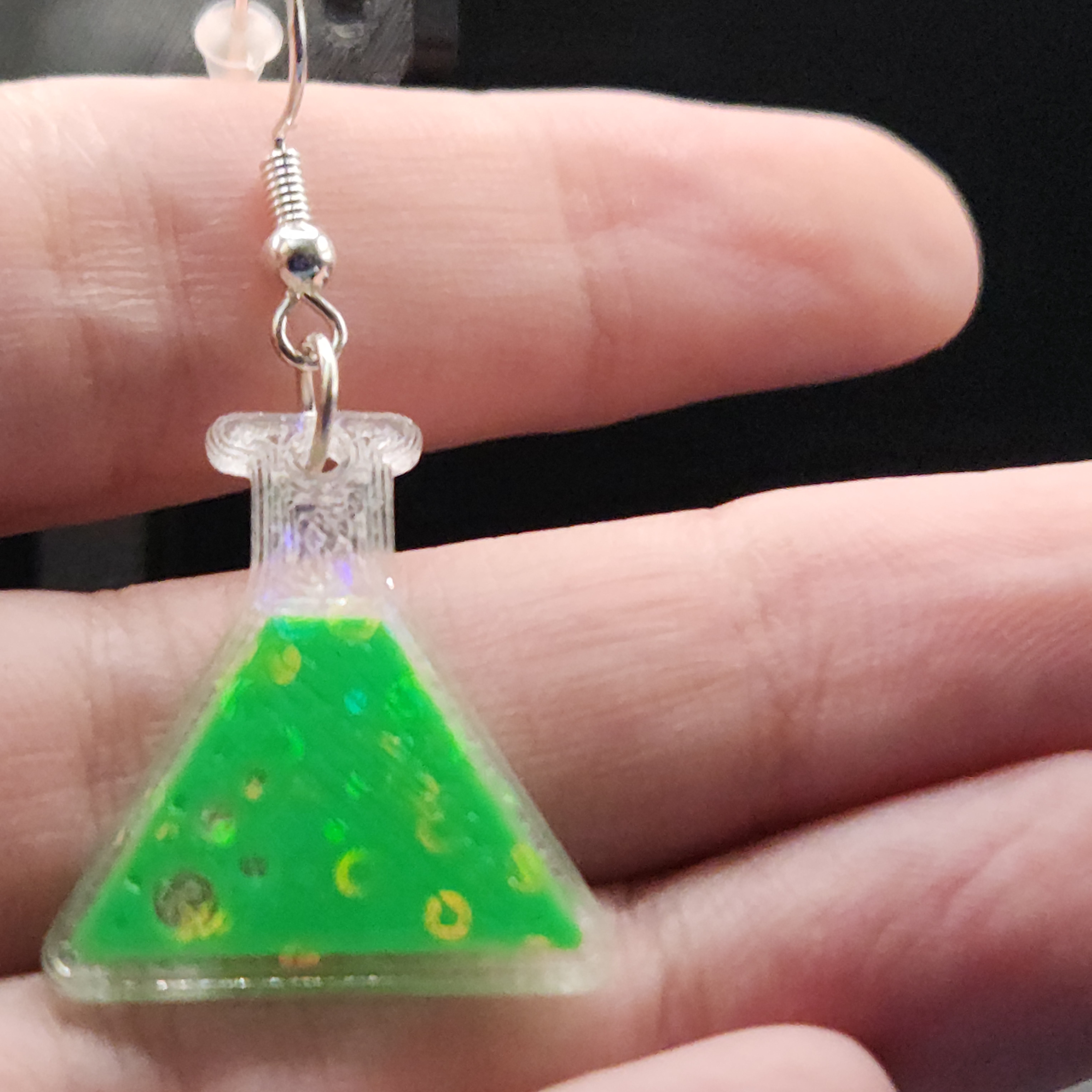Scientific Beaker Earrings